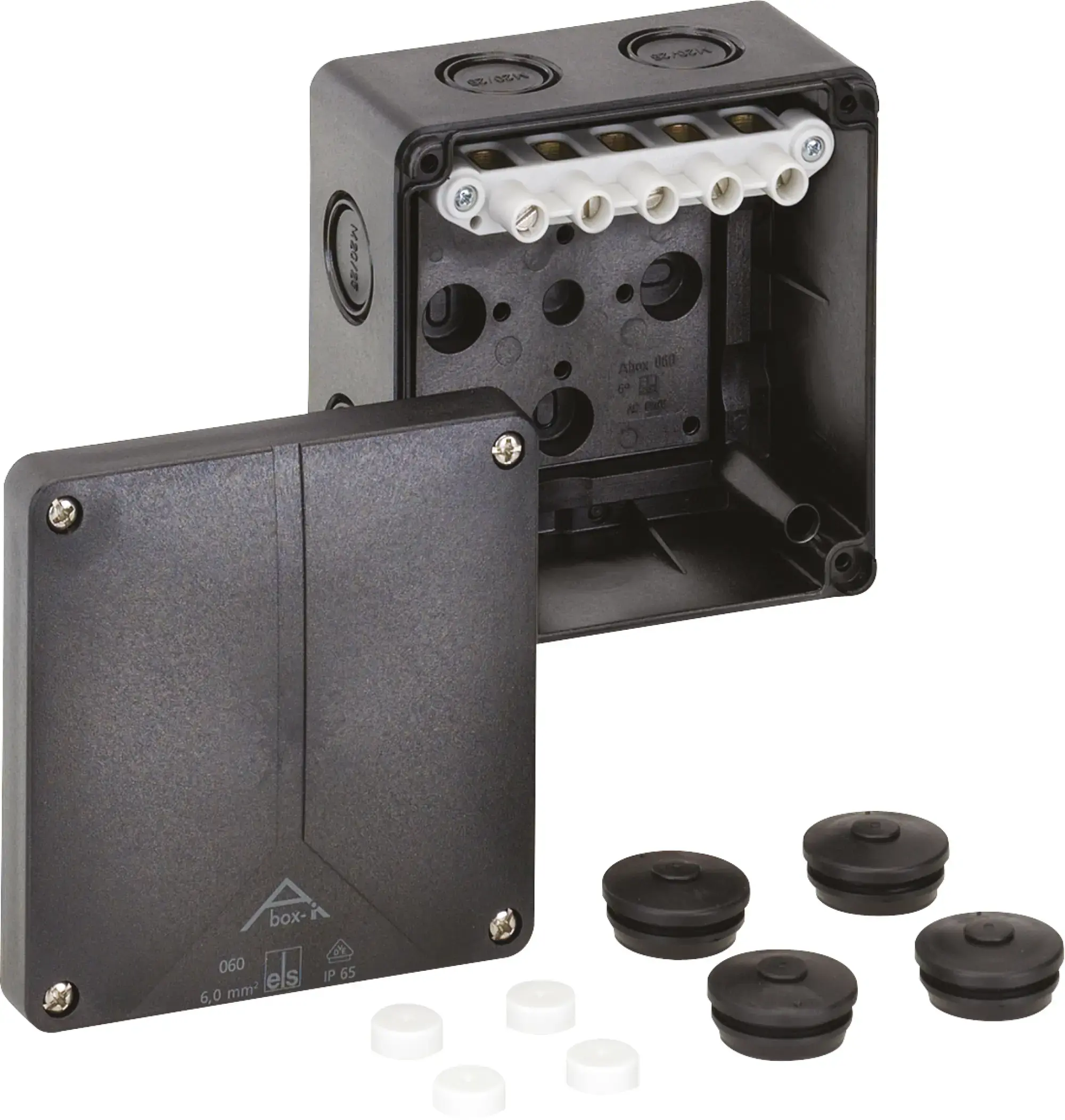 Spelsberg 49140601 Junction box, Type of protection IP65, max. 6², Impact strength IK08, Protection class II, Ui 690V AC, DLG, DNV, VDE, Halogen free (img_001)