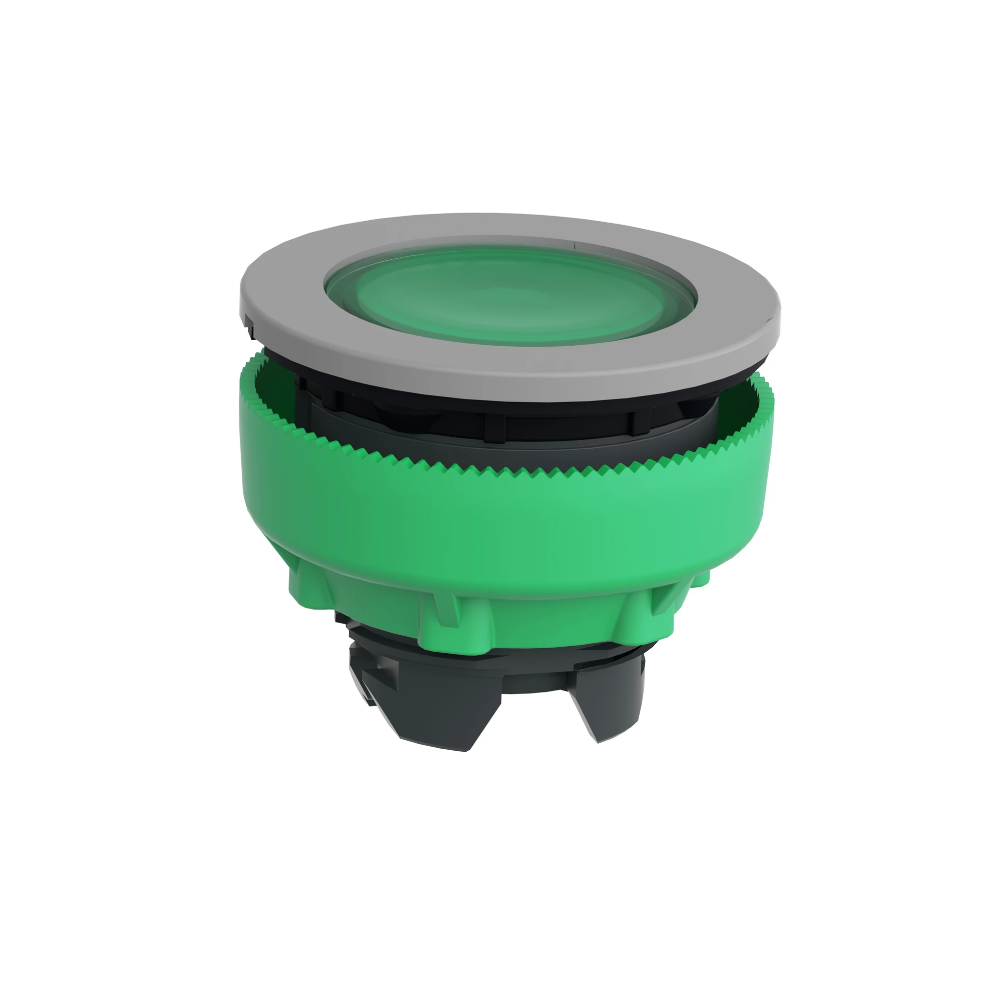 Schneider Electric ZB5FH033C0 Illuminated Pushbutton, Front Element, Harmony XB5F, Plastic, 30mm, Green, Unlabelled, for Universal LED, Latching (img_006)