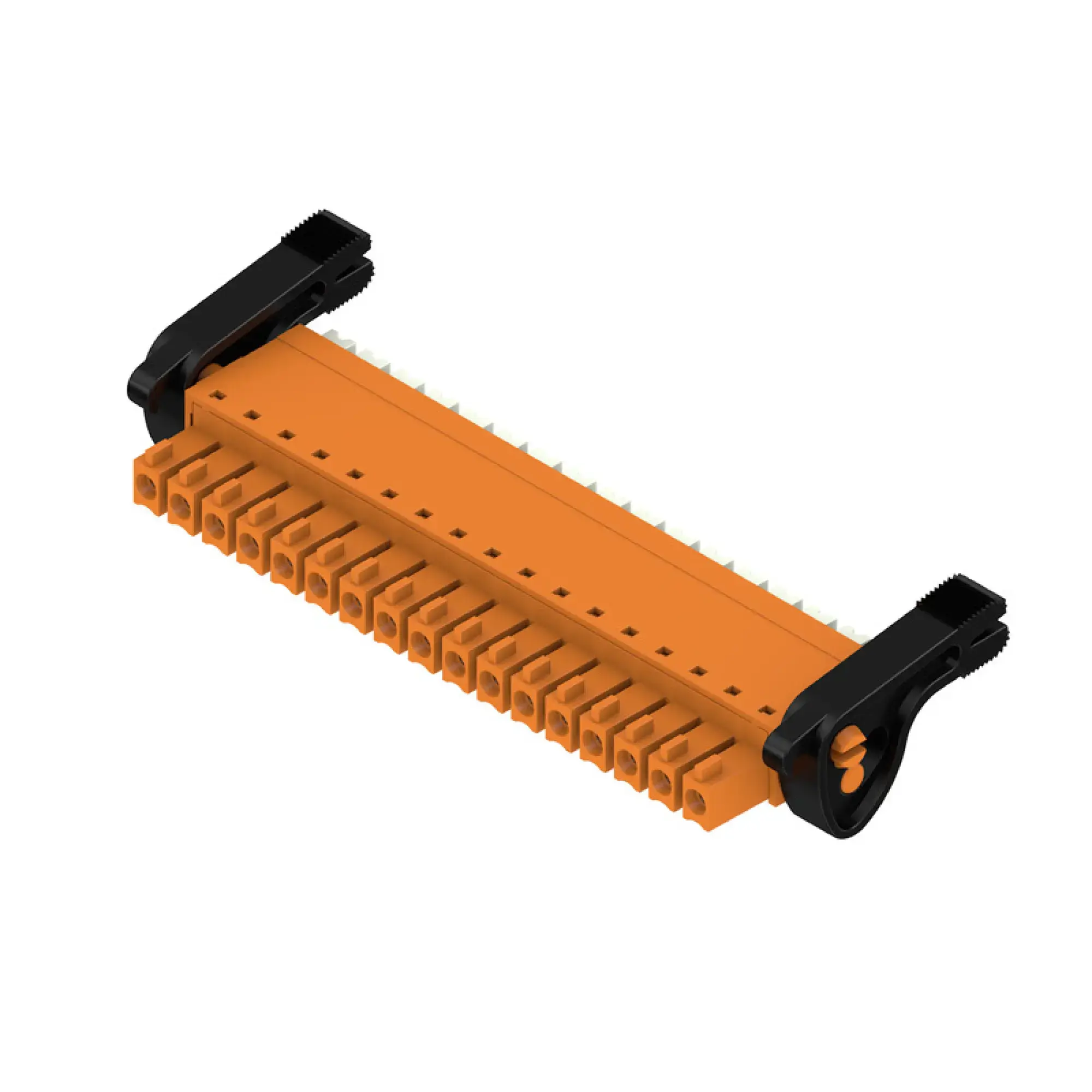 Weidmüller 2442750000 PCB connector (wire connection), 160 V, 17.5 A, Pitch in mm: 3.81, 1.5 mm², Number of poles: 17, PUSH IN with actuator, Box (img_001)