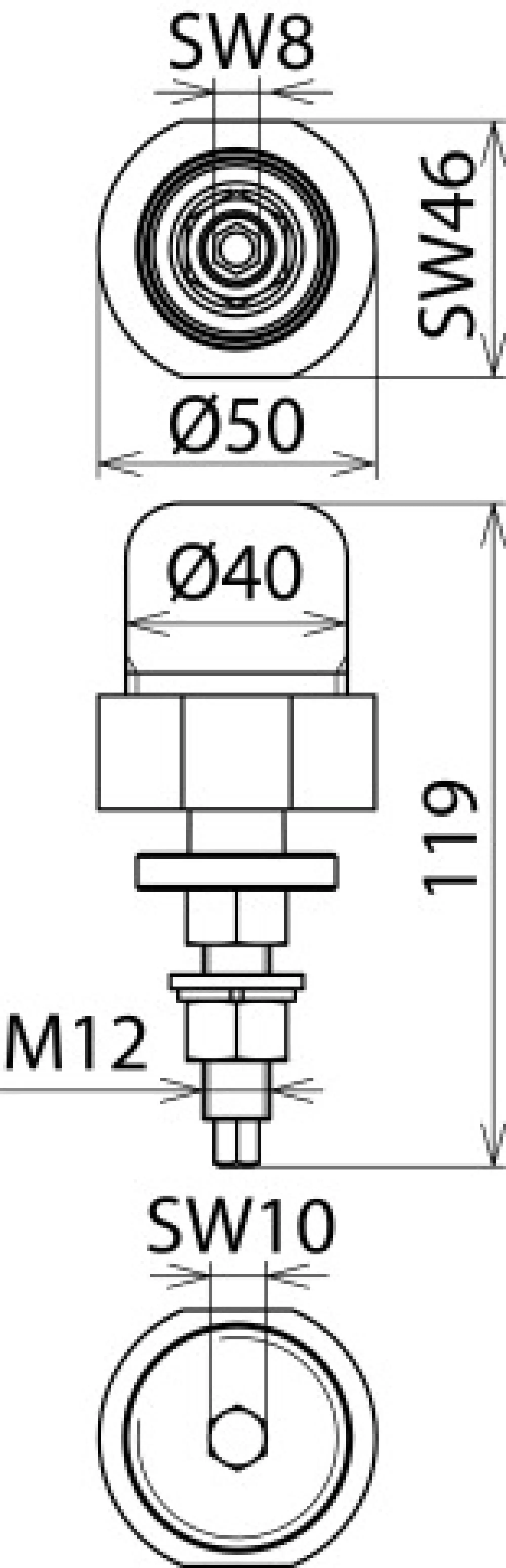 Dehn 723199 Adapter for SDS arrester f. mounting on overh. contact line masts w. bore 22 mm (img_002) Dehn 723199 Adapter for SDS arrester f. mounting on overh. contact line masts w. bore 22 mm (img_002)