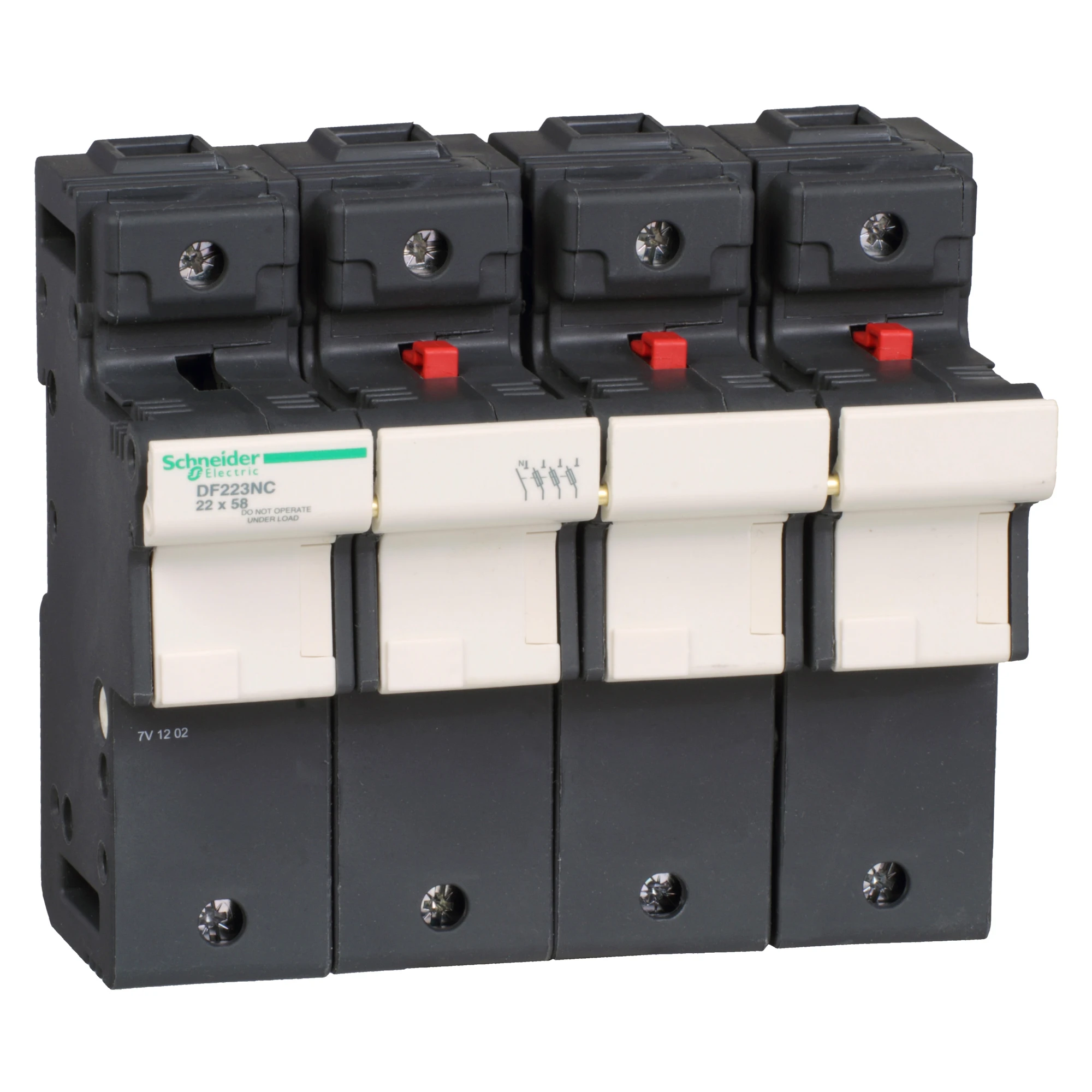 Schneider Electric DF223NC Fuse holder TeSys 3p N 125A, Fuse size 22x58mm (img_001) Schneider Electric DF223NC Fuse holder TeSys 3p N 125A, Fuse size 22x58mm (img_001)