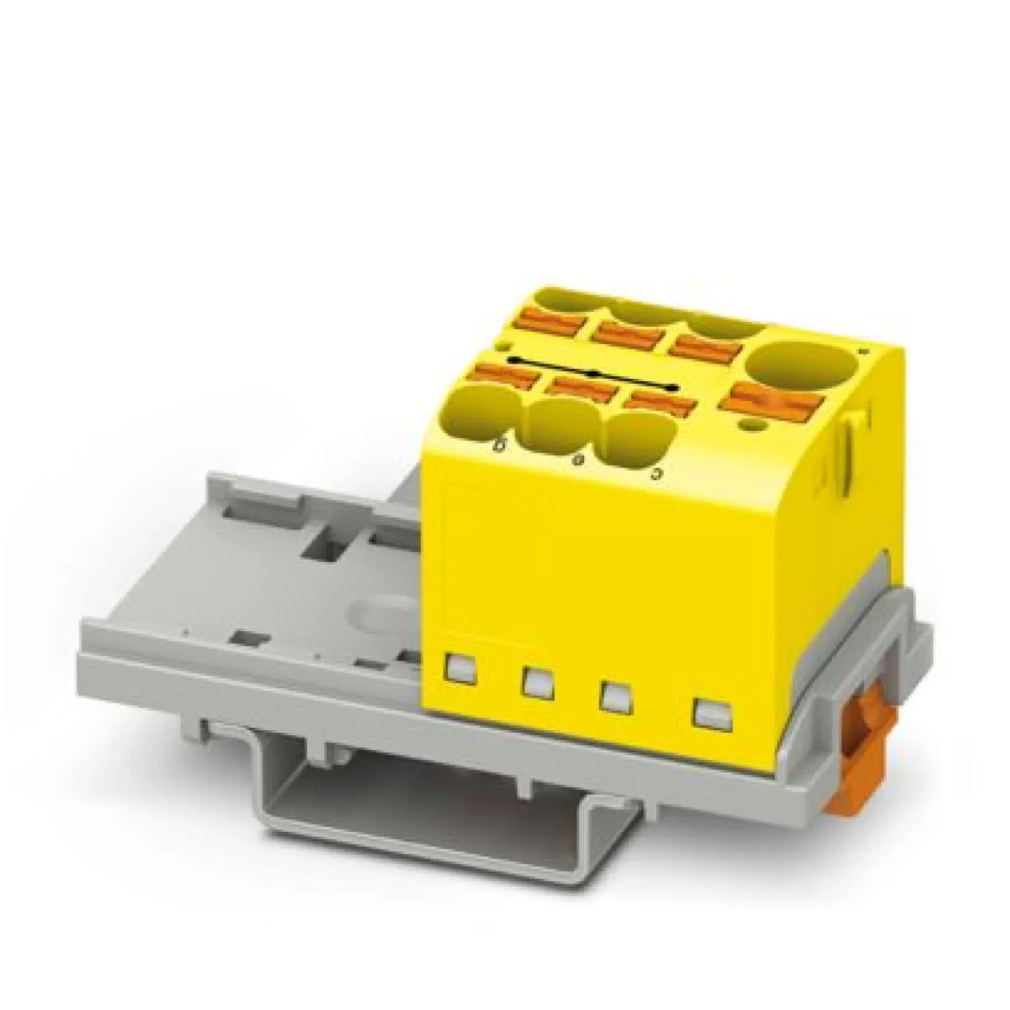Phoenix Contact 3273598 Distribution block PTFIX 10/6X4-NS35 YE (img_001)