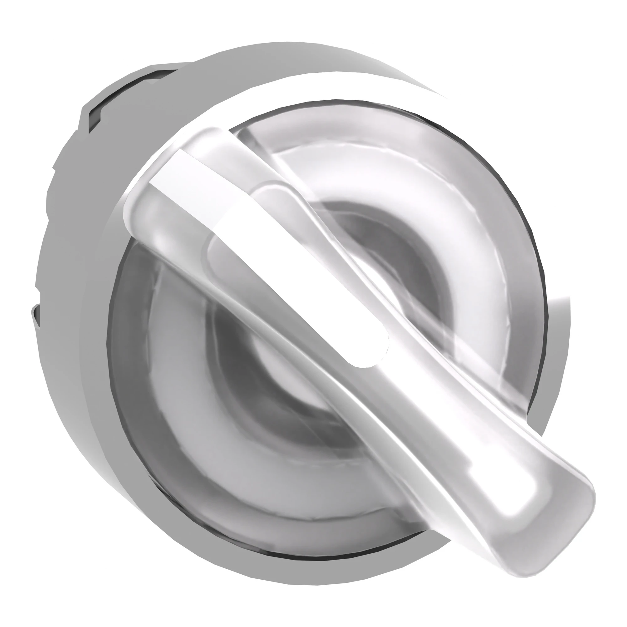 Schneider Electric ZB4BK1413 Illuminated selector switch, front element, Harmony XB4, metal, 22mm, white, for universal LED, 2 positions, momentary (img_001) Schneider Electric ZB4BK1413 Illuminated selector switch, front element, Harmony XB4, metal, 22mm, white, for universal LED, 2 positions, momentary (img_001)