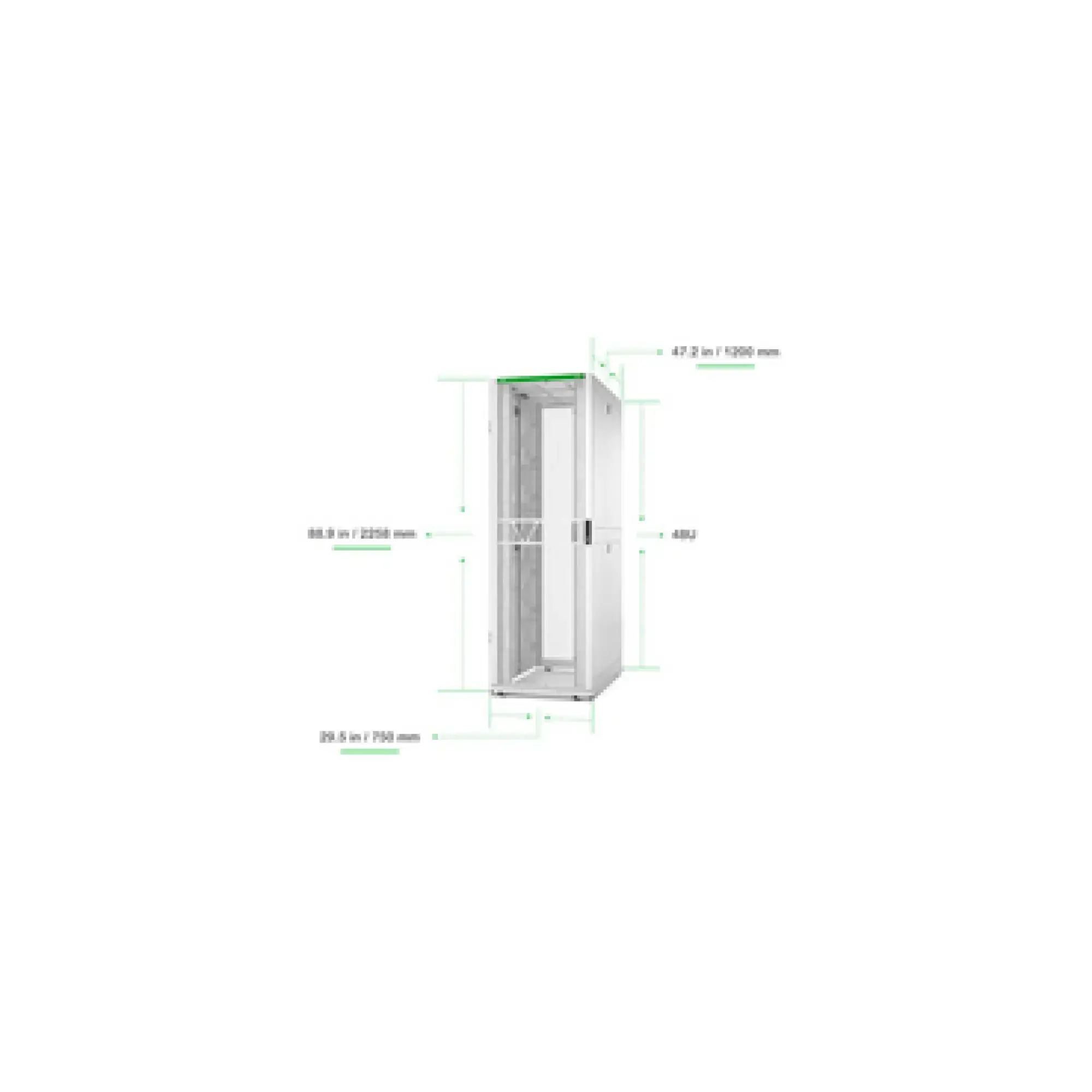 APC AR3357W2 APC NetS HElter SX Server Rack Gen 2, 48 HE, 2258H x 750W x 1200D mm, mit Seitenwänden, Weiß (img_001)