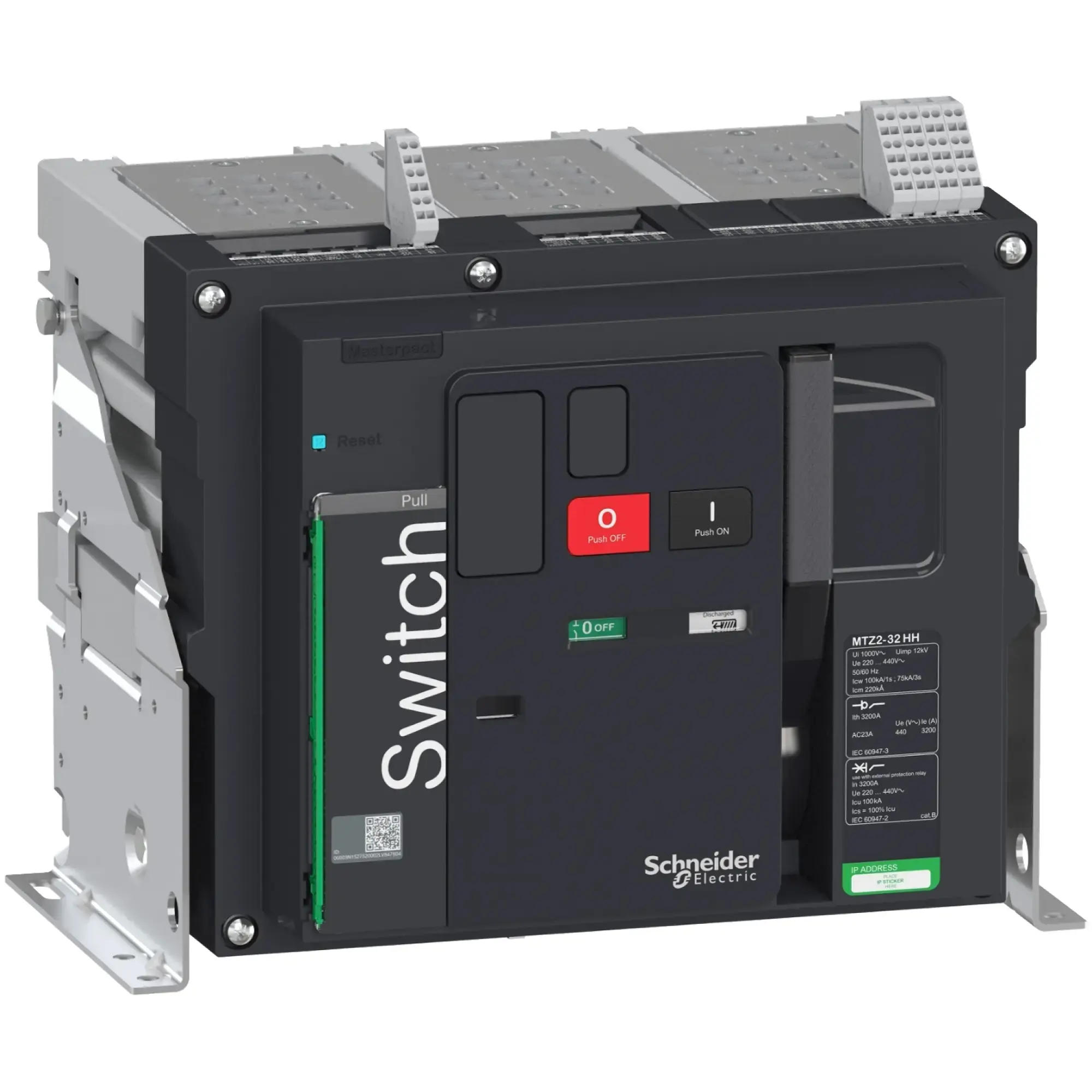 Schneider Electric LV846314 MasterPact MTZ2 3200A HH Icm=220kA/440V 3P Isolator Fixed-Mount (img_002)