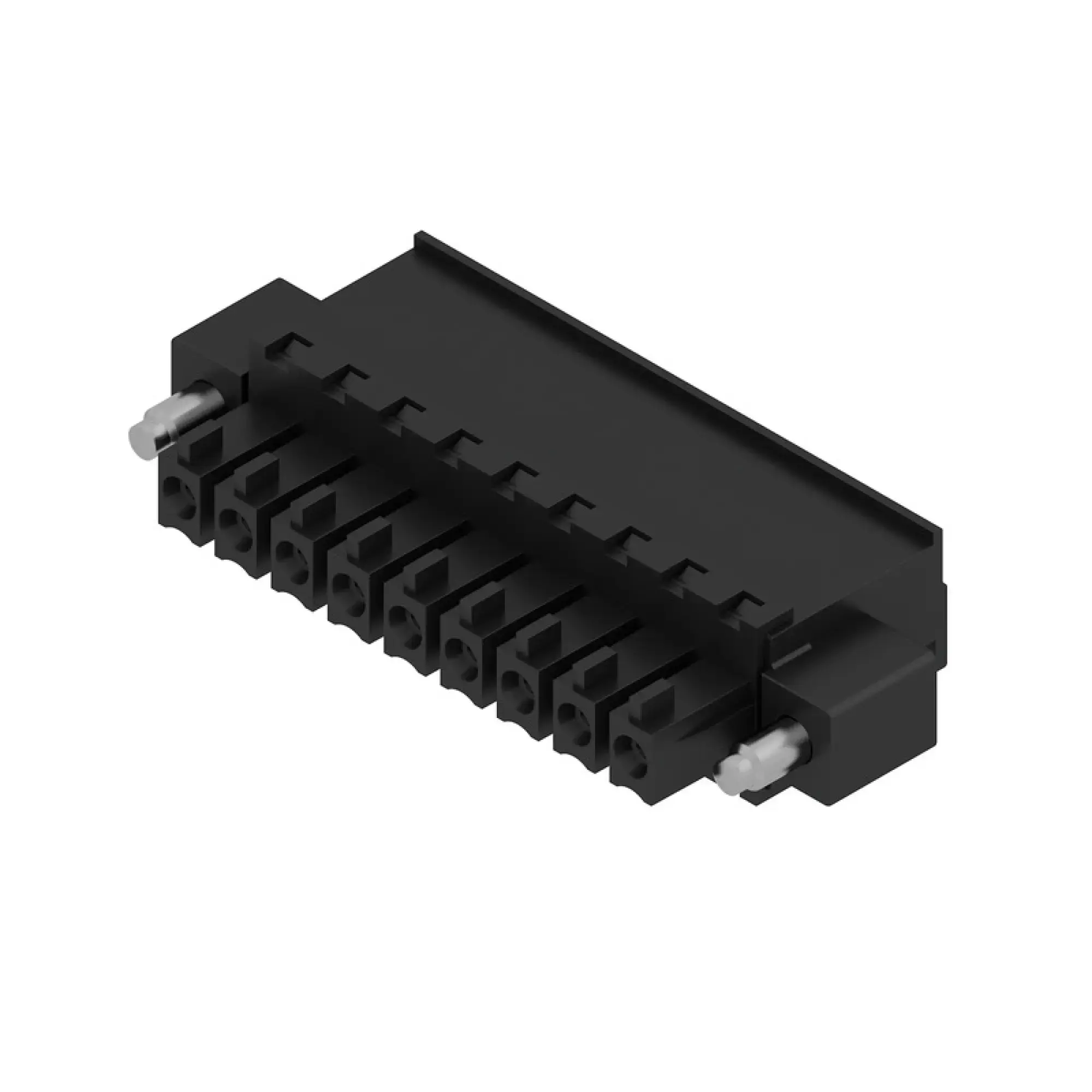 Weidmüller 1940680000 PCB connector (wire connection), 160 V, 17.5 A, Pitch in mm: 3.81, 1.5 mm², Number of poles: 9, Clamping yoke connection, Box (img_001)