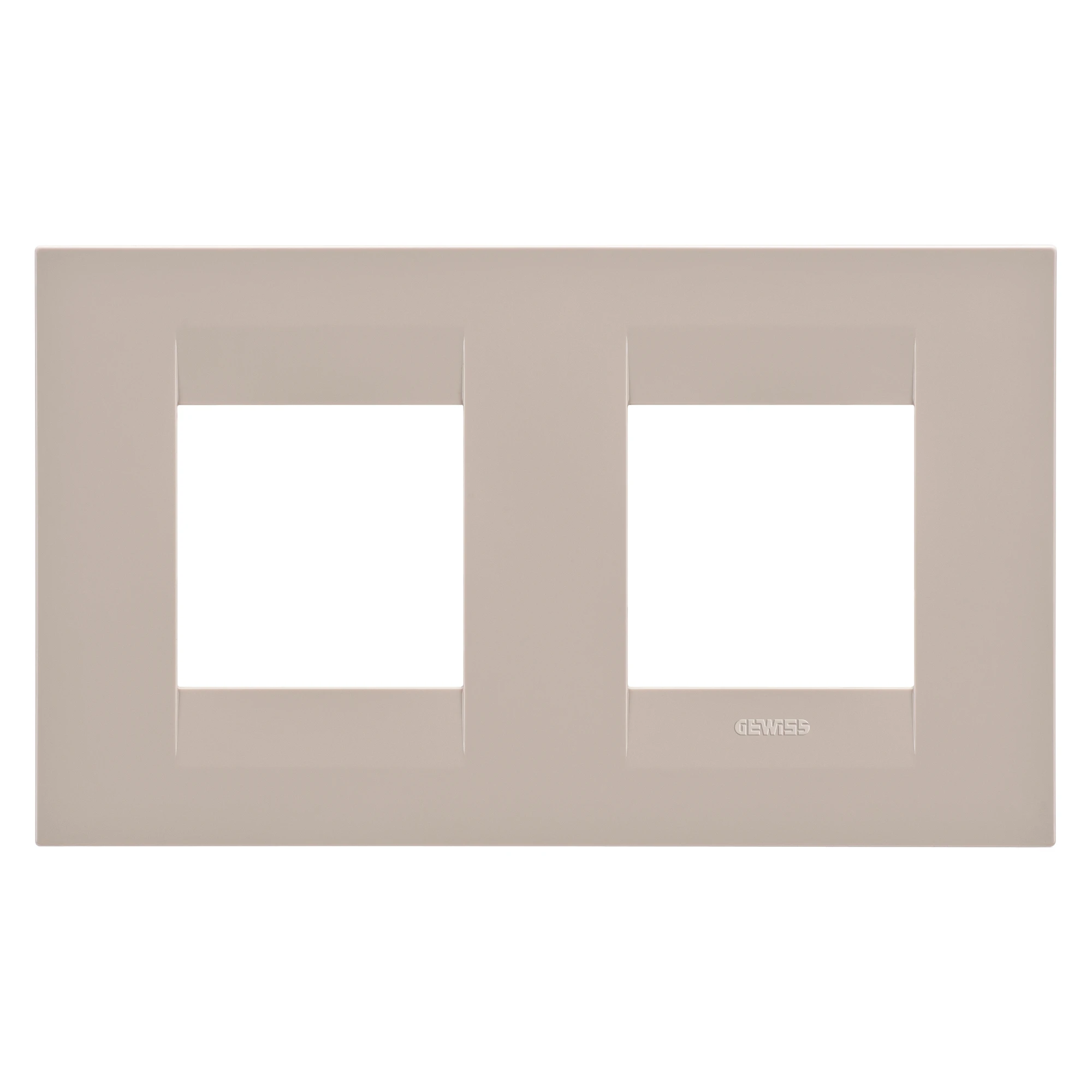 GEWISS GW16423TC GEO INTERNATIONAL PLATE - IN TECHNOPOLYMER - 2+2 MODULES HORIZONTAL - HEMP - CHORUSMART (img_001) GEWISS GW16423TC GEO INTERNATIONAL PLATE - IN TECHNOPOLYMER - 2+2 MODULES HORIZONTAL - HEMP - CHORUSMART (img_001)
