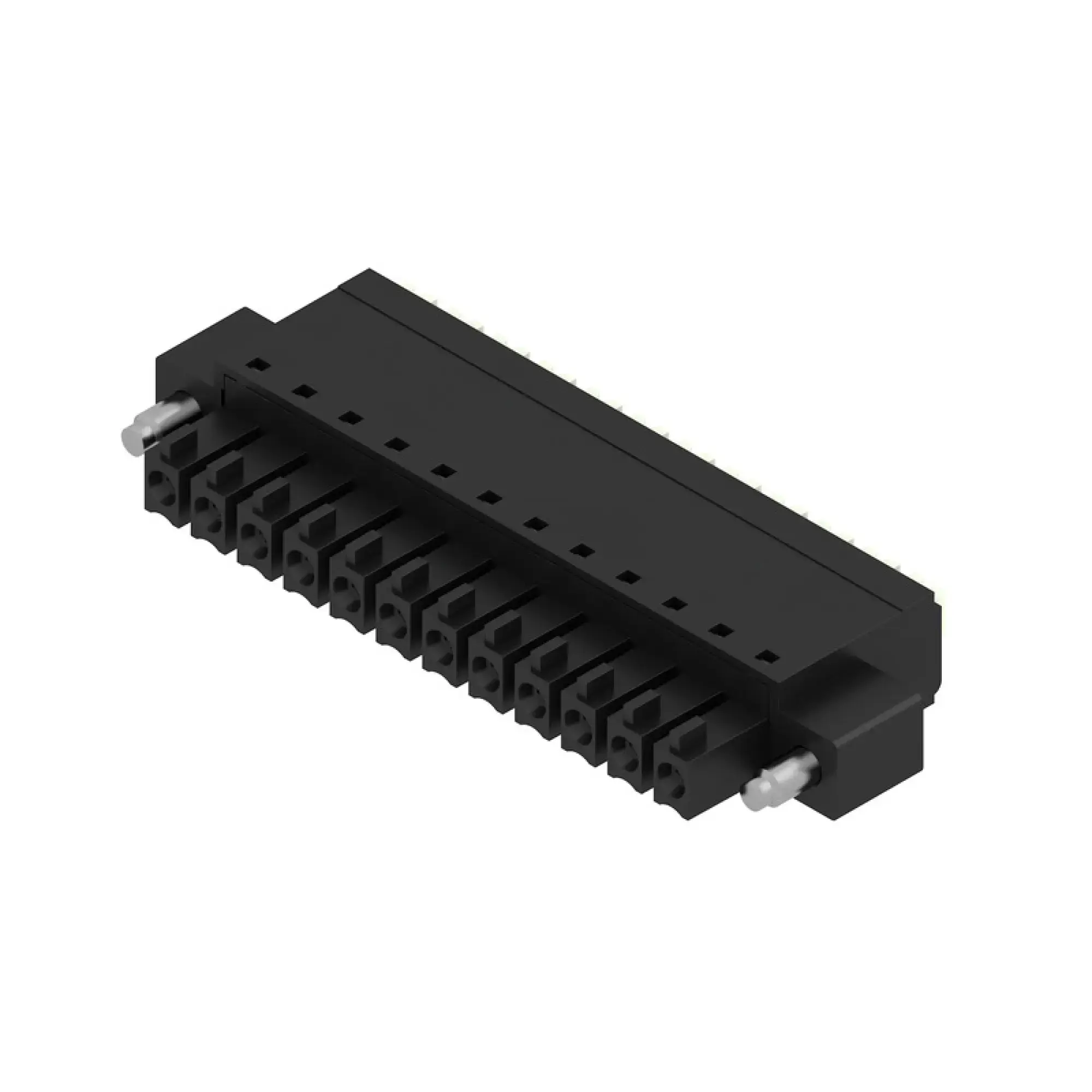 Weidmüller 1971940000 PCB connector (wire connection), 160 V, 17.5 A, Pitch in mm: 3.81, 1.5 mm², Number of poles: 12, PUSH IN with actuator, Box (img_001)