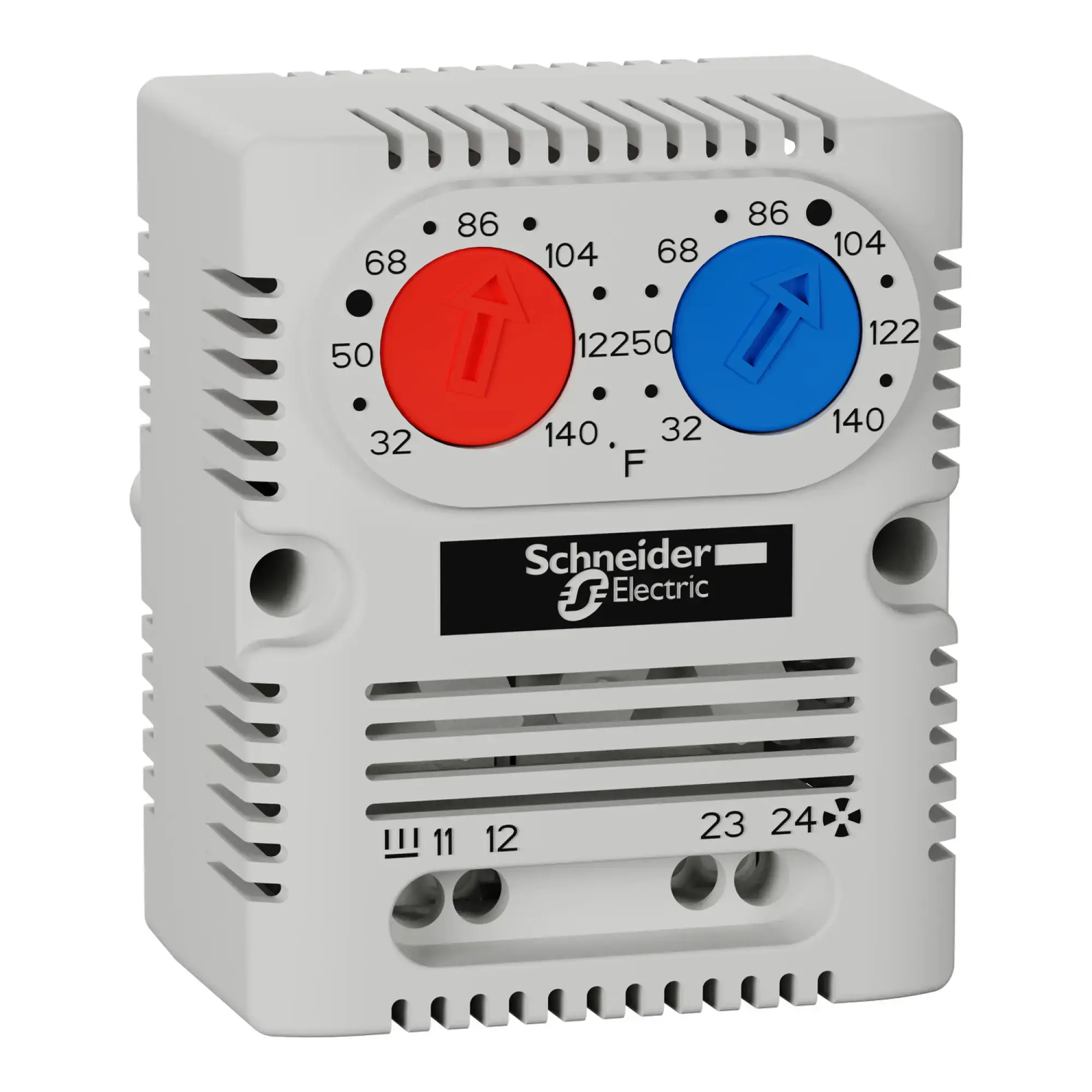 Schneider Electric NSYCCOTHDF Doppelthermostat 250V - Temperaturbereich 0 bis 60°C - 1NO/NC - °F (img_001)