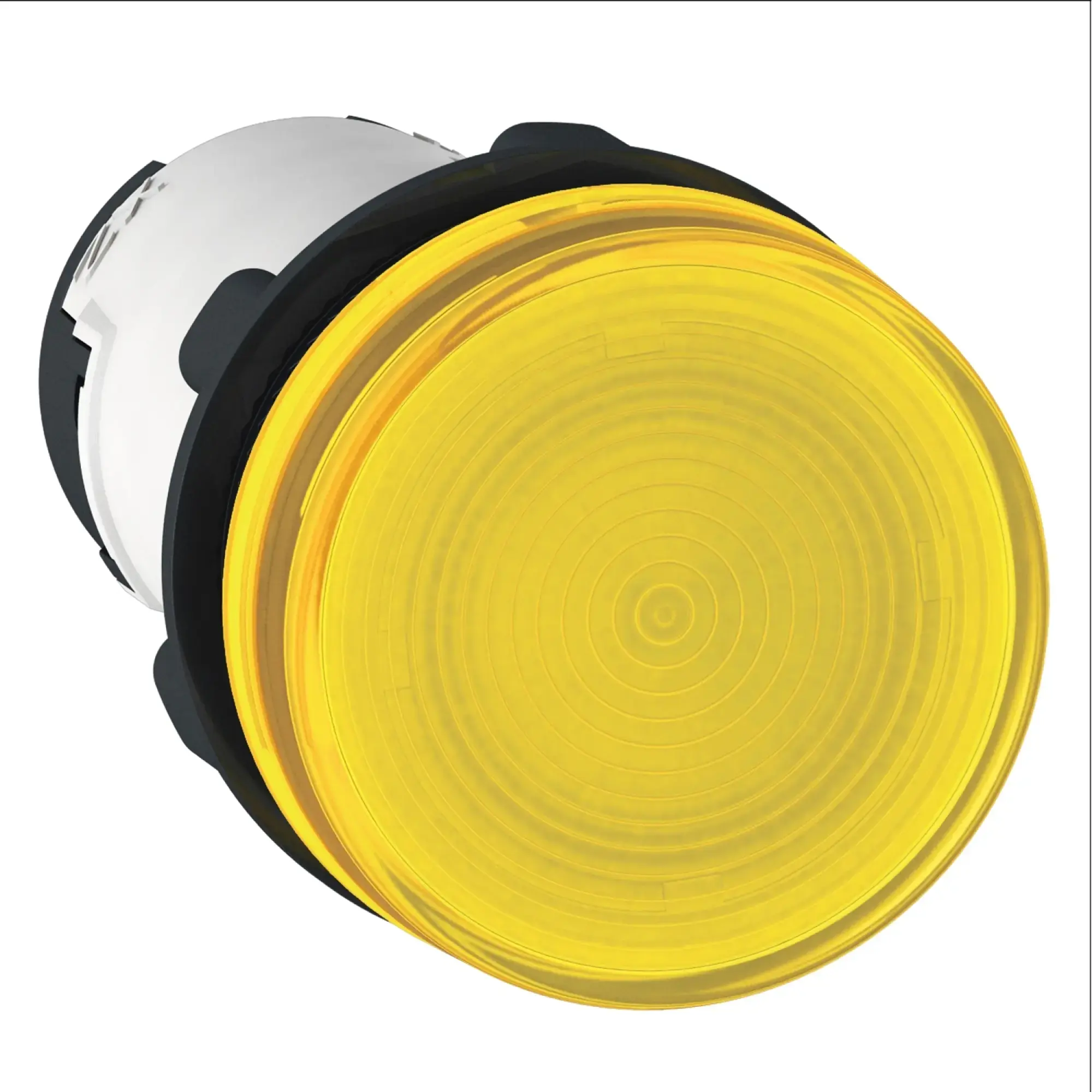 Schneider Electric XB7EV75P Signal light, Harmony XB7, Monoblock, plastic, Ø22mm, yellow, incandescent lamp, 230V AC, screw terminal (img_002)
