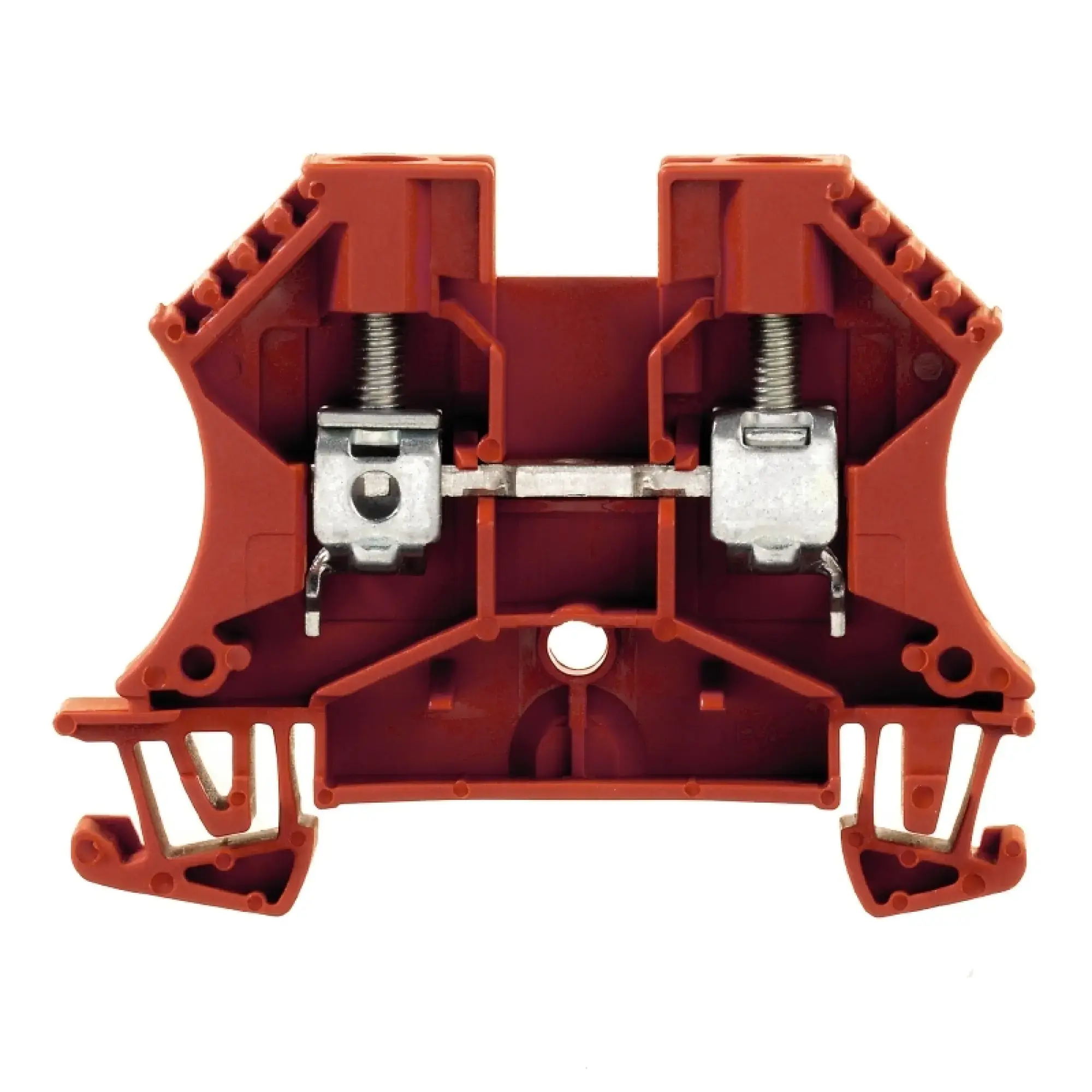 Weidmüller 1020240000 Feed-through terminal block, Screw connection, red, 6 mm², 41 A, 800 V, Number of connections: 2 (img_001)