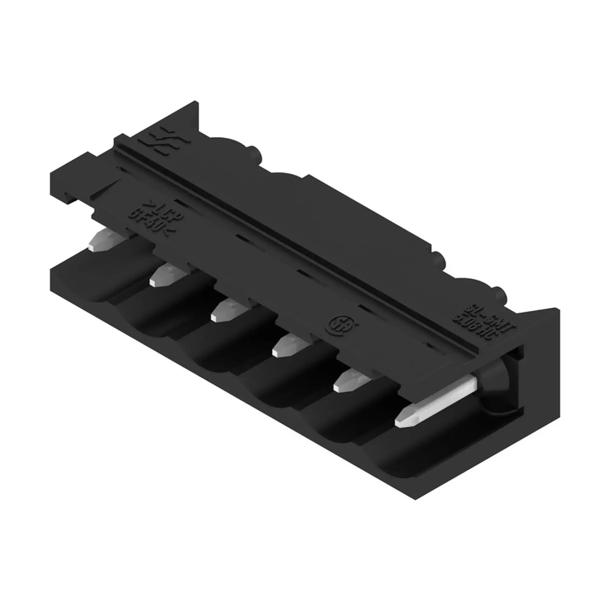 Weidmüller 1774804001 PCB connector (board connection), 320 V, 27.5 A, Pitch in mm: 5.08, Number of poles: 6, THT/THR solder connection, Tape (img_001) Weidmüller 1774804001 PCB connector (board connection), 320 V, 27.5 A, Pitch in mm: 5.08, Number of poles: 6, THT/THR solder connection, Tape (img_001)