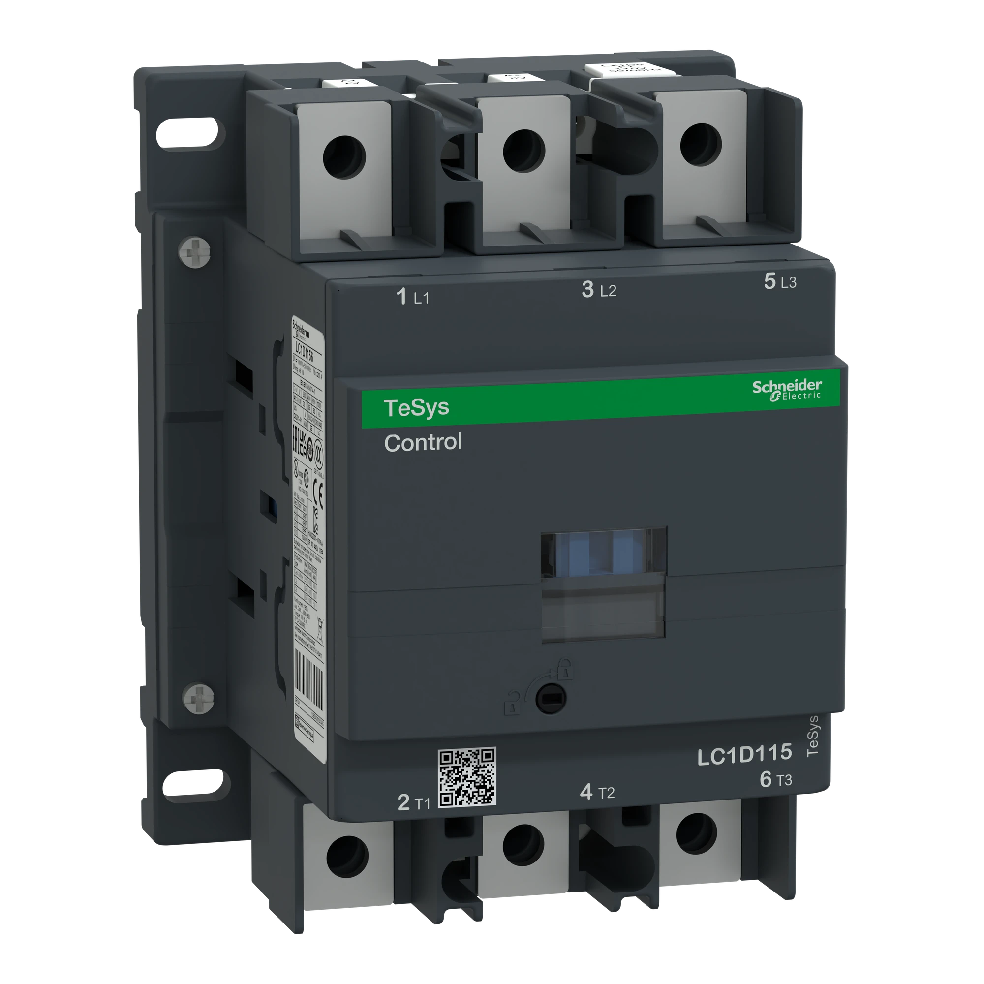 Schneider Electric LC1D1156B7 Power Contactor LC1D 3p, +1NO+1NC, 55 kW, 115 A, 400 V AC3, Coil 24 V AC (img_001) Schneider Electric LC1D1156B7 Power Contactor LC1D 3p, +1NO+1NC, 55 kW, 115 A, 400 V AC3, Coil 24 V AC (img_001)