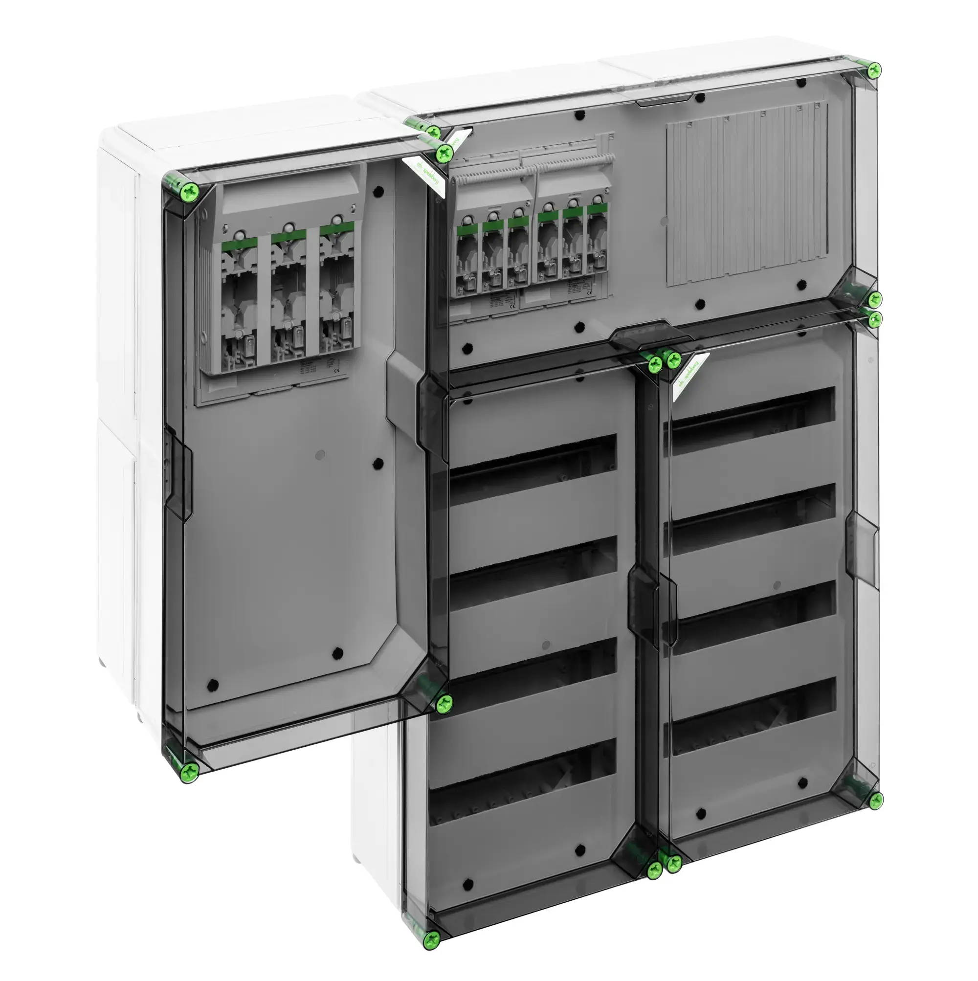 Spelsberg 03351401 GTi inverter collectors, transparent, Type of protection IP65, Impact strength IK08, Protection class II, Rated voltage 400V AC, Halogen free (img_001)