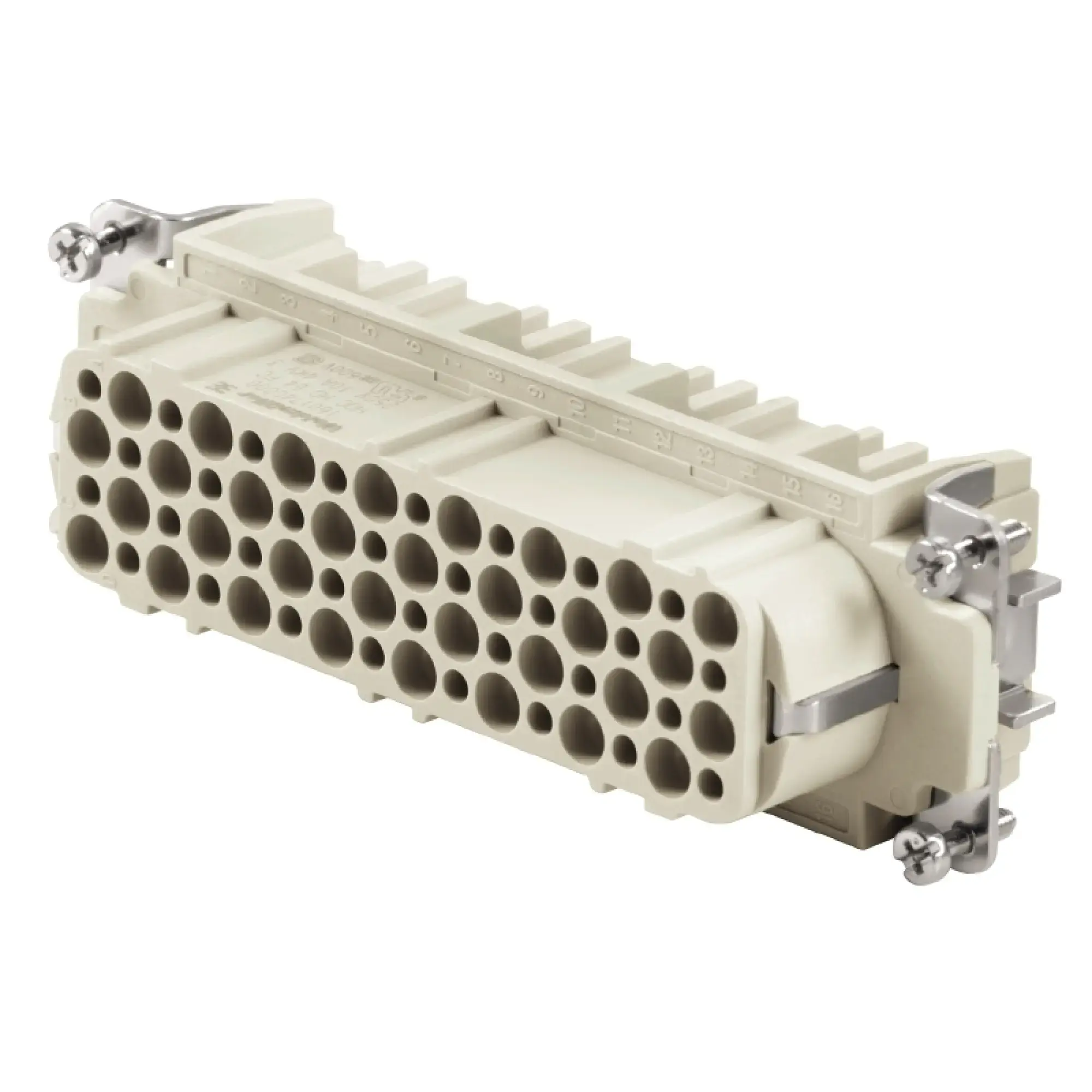 Weidmüller 1601740000 Contact insert (industry plug-in connectors), Female, 250 V, 10 A, Number of poles: 64, Crimp connection, Size: 8 (img_001)