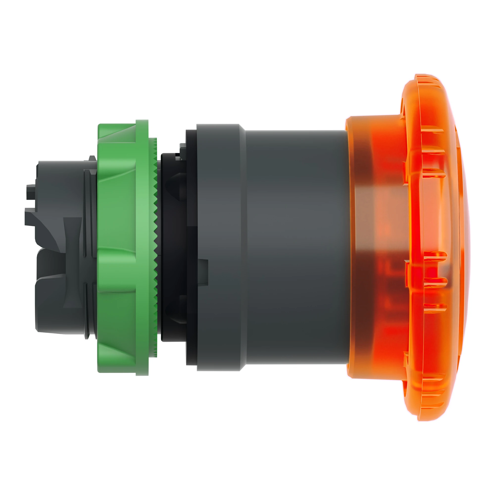 Schneider Electric ZB5AW753 Emergency Stop Button, Front Element, Harmony XB5, Plastic, 22mm, Illuminated, Orange, Twist to Release, for Universal LED (img_005) Schneider Electric ZB5AW753 Emergency Stop Button, Front Element, Harmony XB5, Plastic, 22mm, Illuminated, Orange, Twist to Release, for Universal LED (img_005)