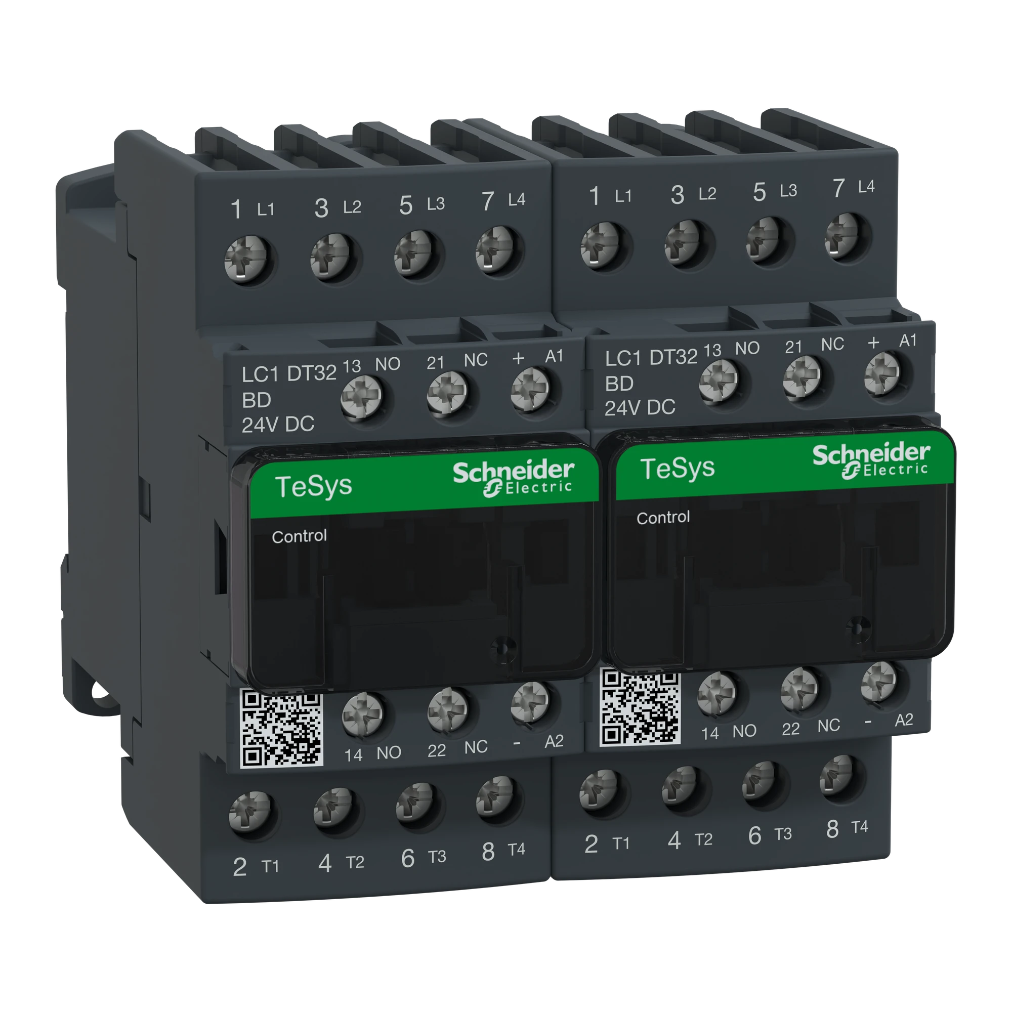 Schneider Electric LC2DT20BD Reversing contactor combination, 4p, 20A/AC1, coil 24V DC (img_001)