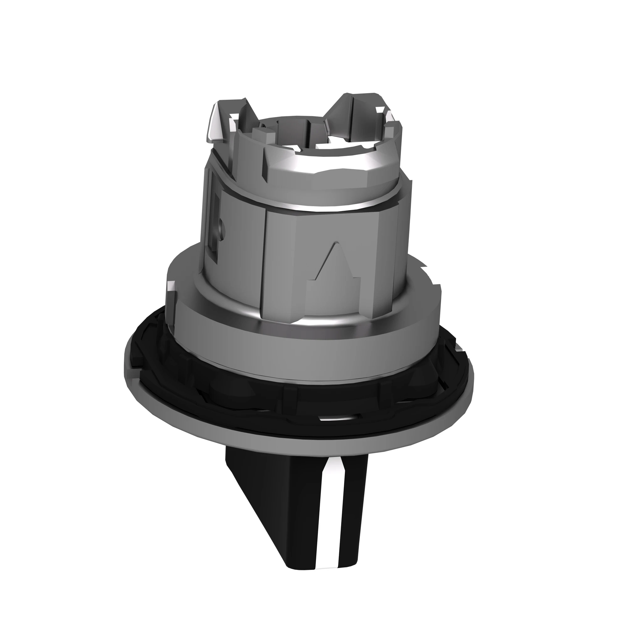 Schneider Electric ZB4FD5 Selector switch, Front element, Harmony XB4F, Metal, 30mm, black, 3 positions, Center retracted (img_007)