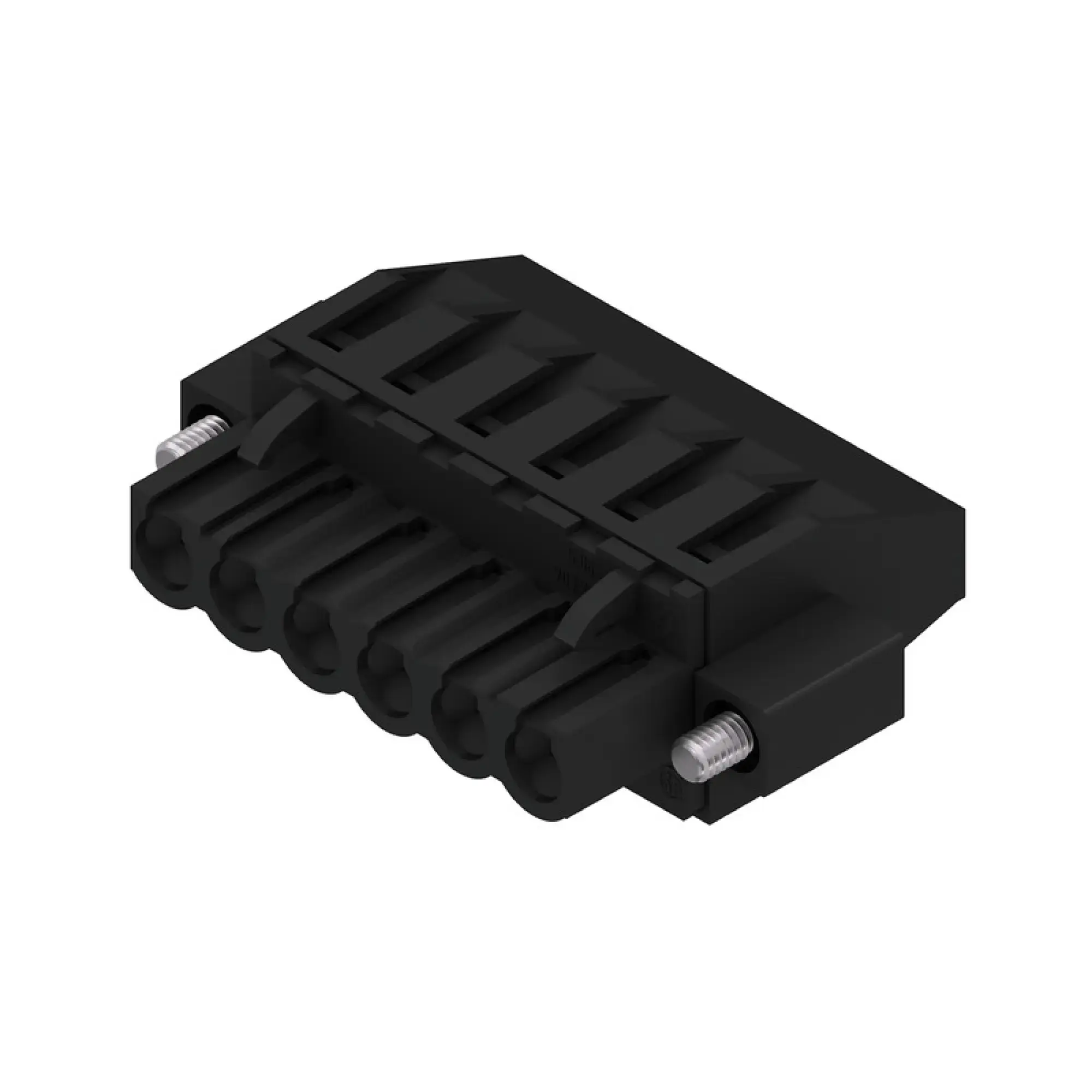 Weidmüller 1950620000 PCB connector (wire connection), 320 V, 23 A, Pitch in mm: 5.08, 4 mm², Number of poles: 6, Clamping yoke connection, Box (img_001) Weidmüller 1950620000 PCB connector (wire connection), 320 V, 23 A, Pitch in mm: 5.08, 4 mm², Number of poles: 6, Clamping yoke connection, Box (img_001)