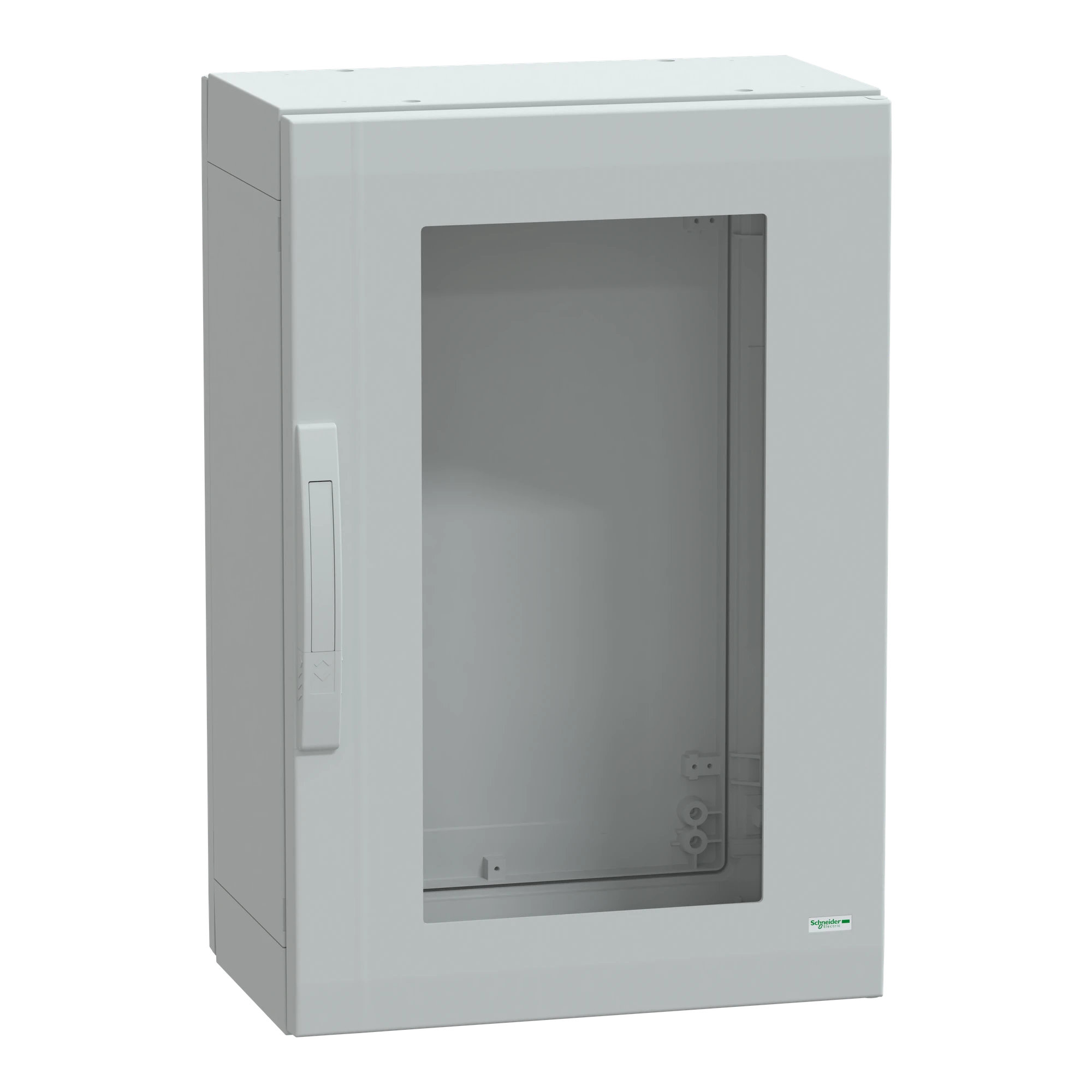 Schneider Electric NSYPLA753TG Polyester enclosure floor-standing PLA complete sealed 750x500x320mm IP65, transp. doors (img_001)