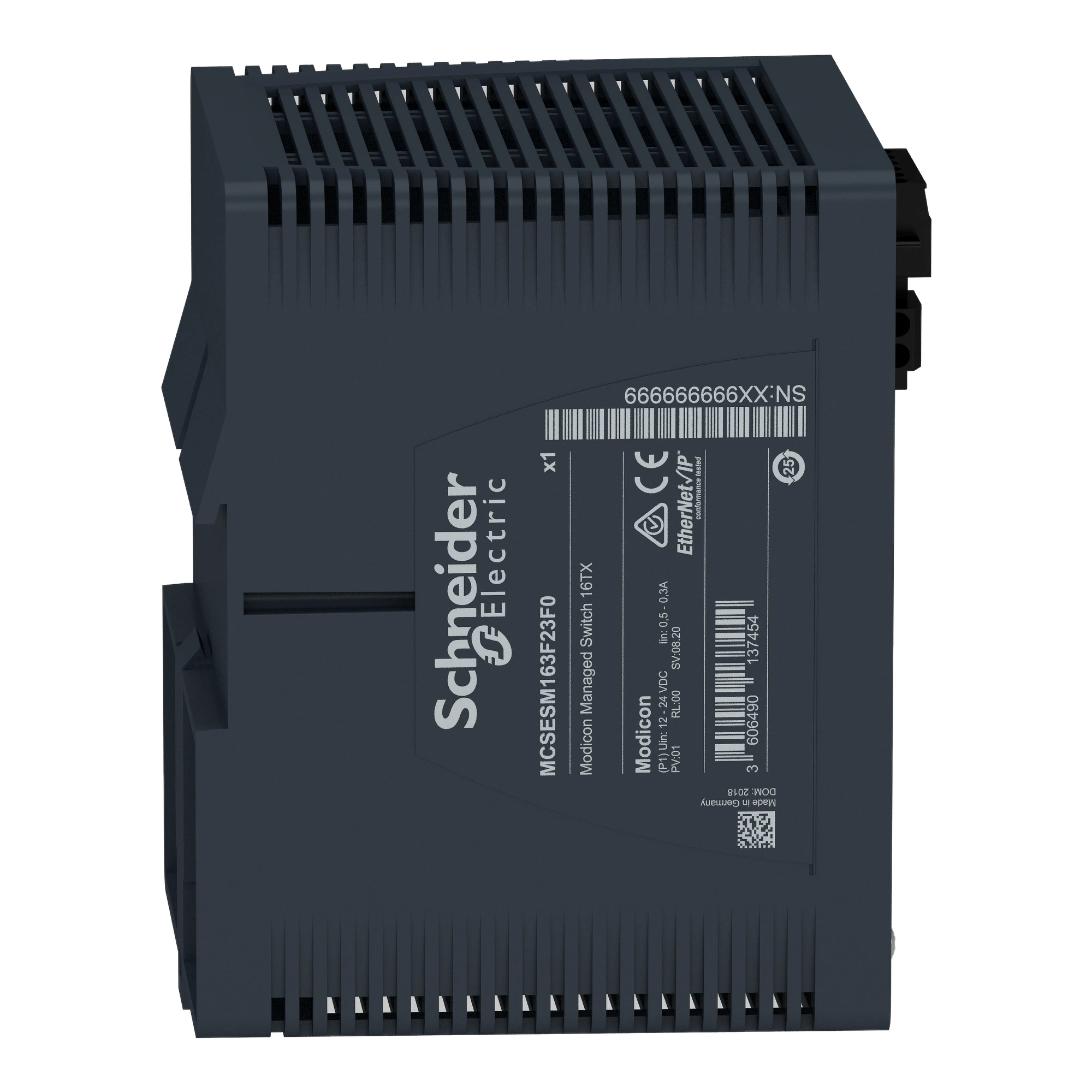 Schneider Electric MCSESM163F23F0 Modicon Managed Switch, 16 Ports for Copper (16TX 10/100 Mbps) (img_004) Schneider Electric MCSESM163F23F0 Modicon Managed Switch, 16 Ports for Copper (16TX 10/100 Mbps) (img_004)