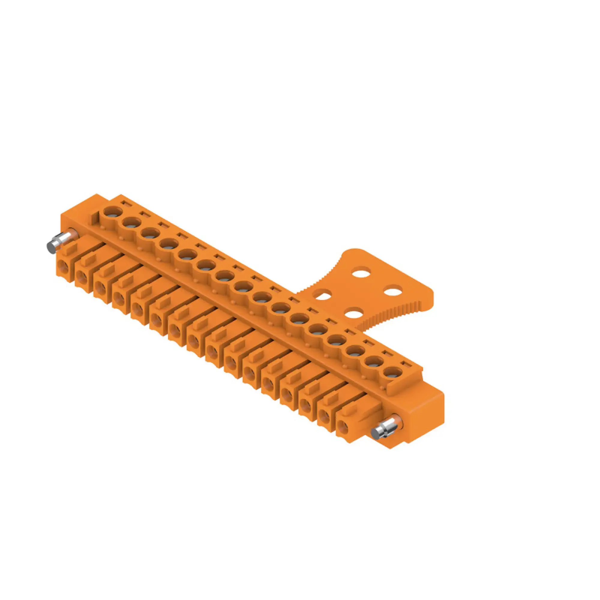 Weidmüller 1236690000 PCB connector (wire connection), 160 V, 17.5 A, Pitch in mm: 3.81, 1.5 mm², Number of poles: 16, Clamping yoke connection, Box (img_001)