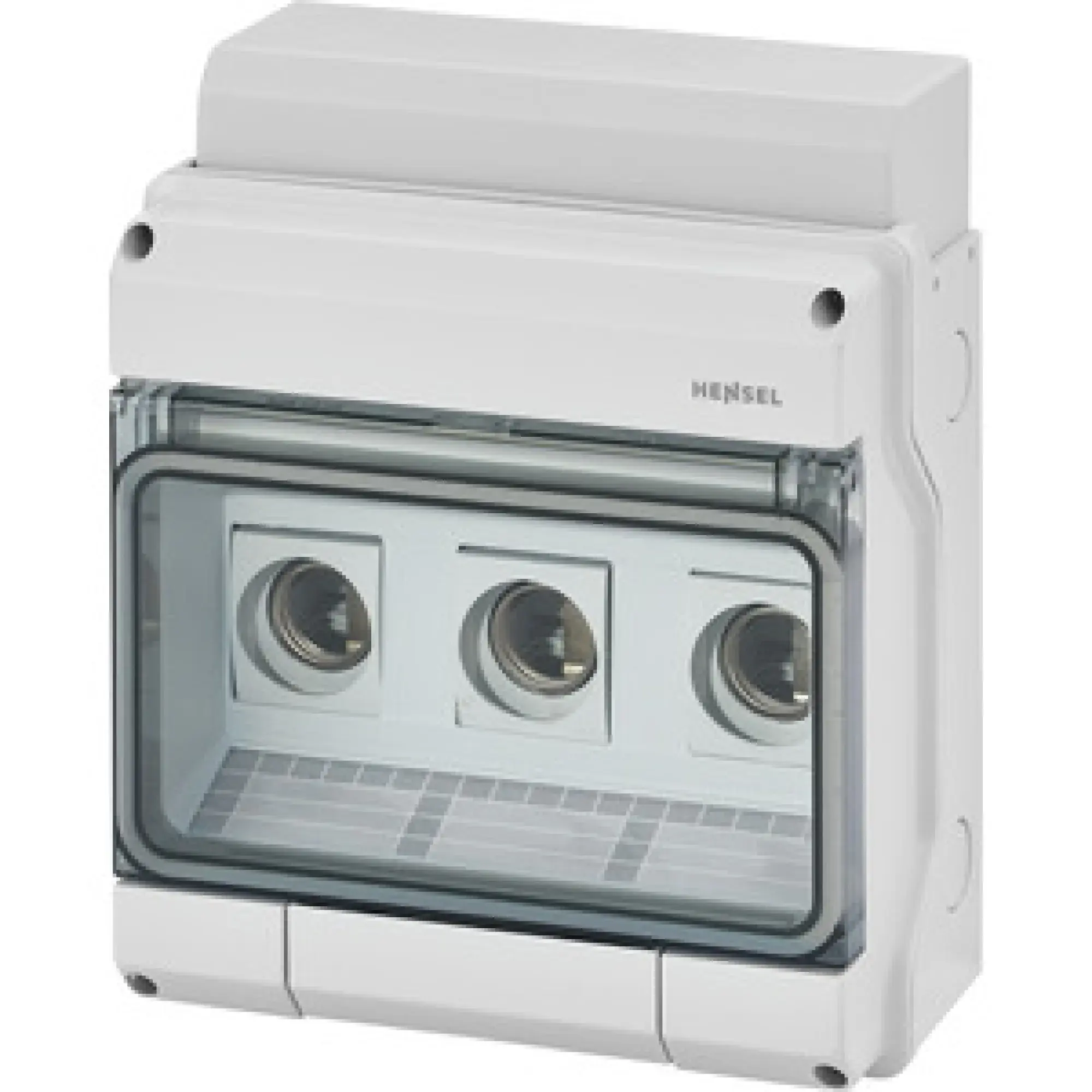 Hensel 6100059 KV-Sicherungsgehäuse 3x25 A, Diazed (D II), E 27 KV 9325 (img_001)