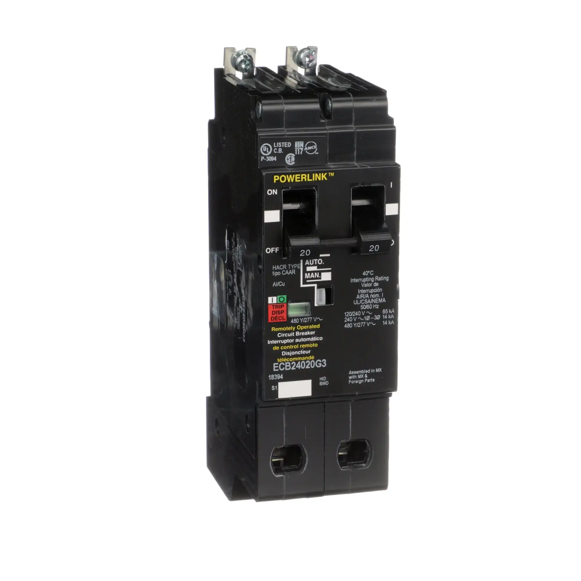 Schneider Electric ECB24020G3 Compact Circuit Breaker 480V 20 A (img_002) Schneider Electric ECB24020G3 Compact Circuit Breaker 480V 20 A (img_002)