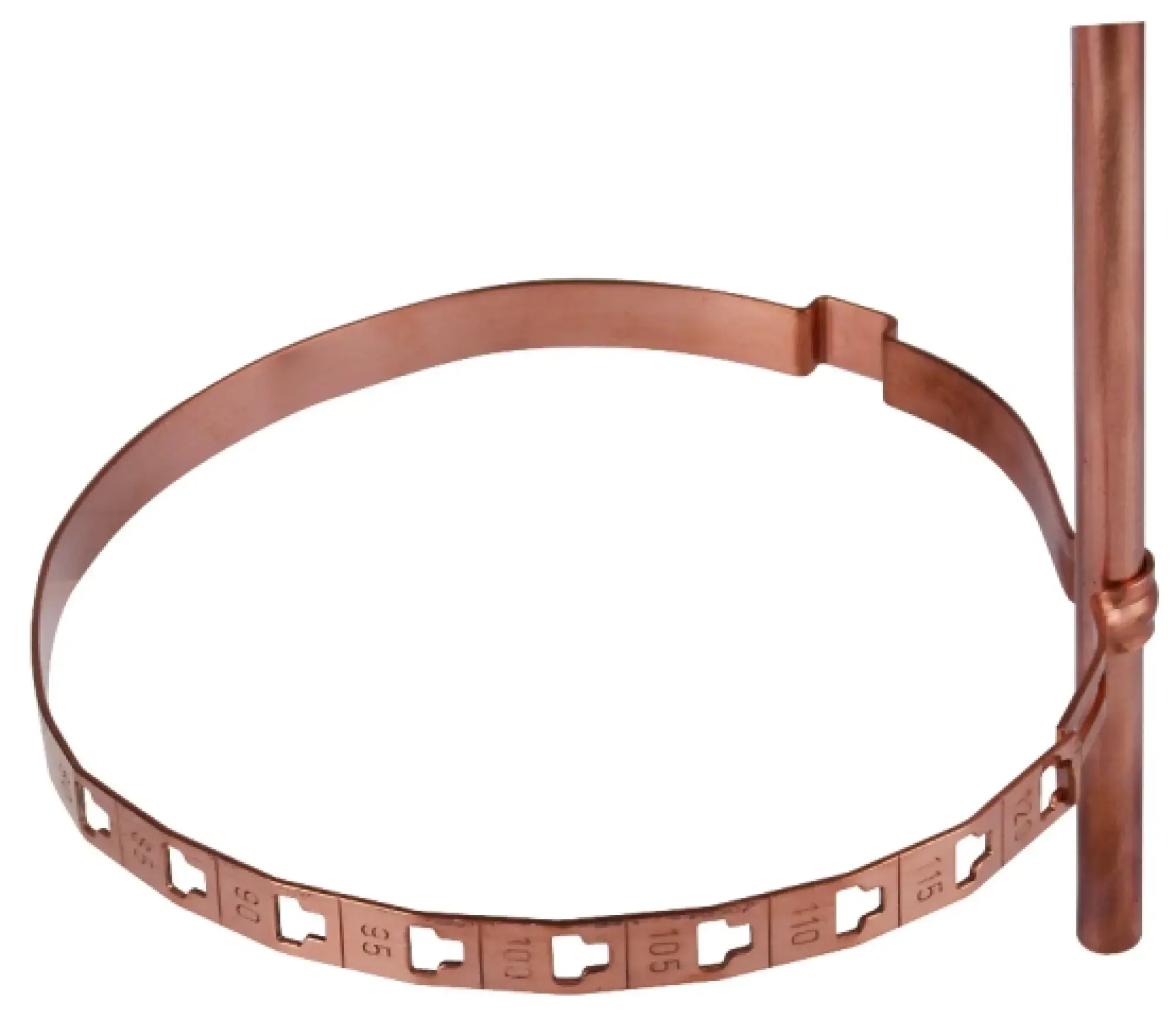 Dehn 200067 Conductor holder for Rd 8mm Cu for downpipes D 80-120mm (img_003)