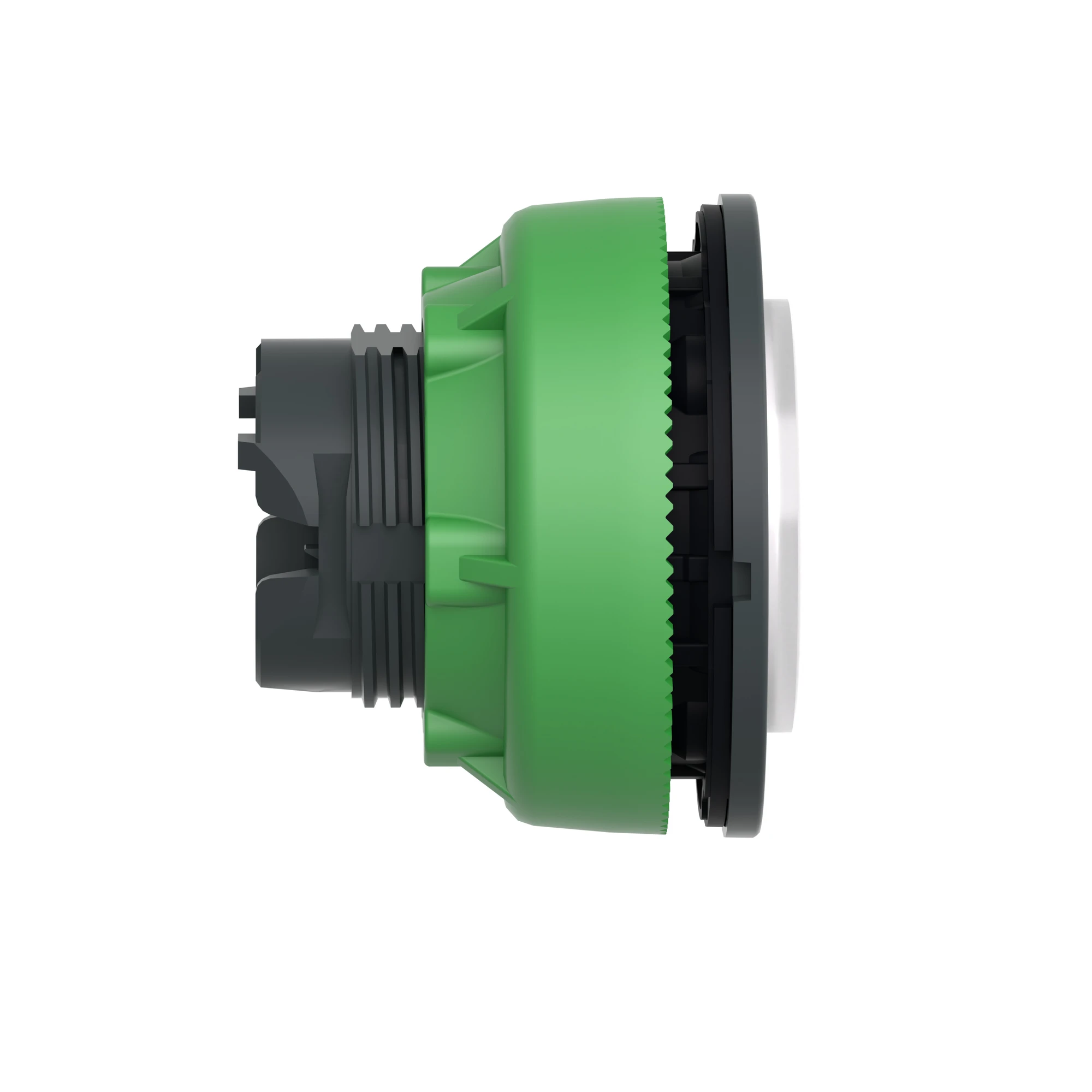 Schneider Electric ZB5FH13 Illuminated push button, front element, Harmony XB5F, plastic, 30mm, white, protruding, unlabeled, latching (img_003)