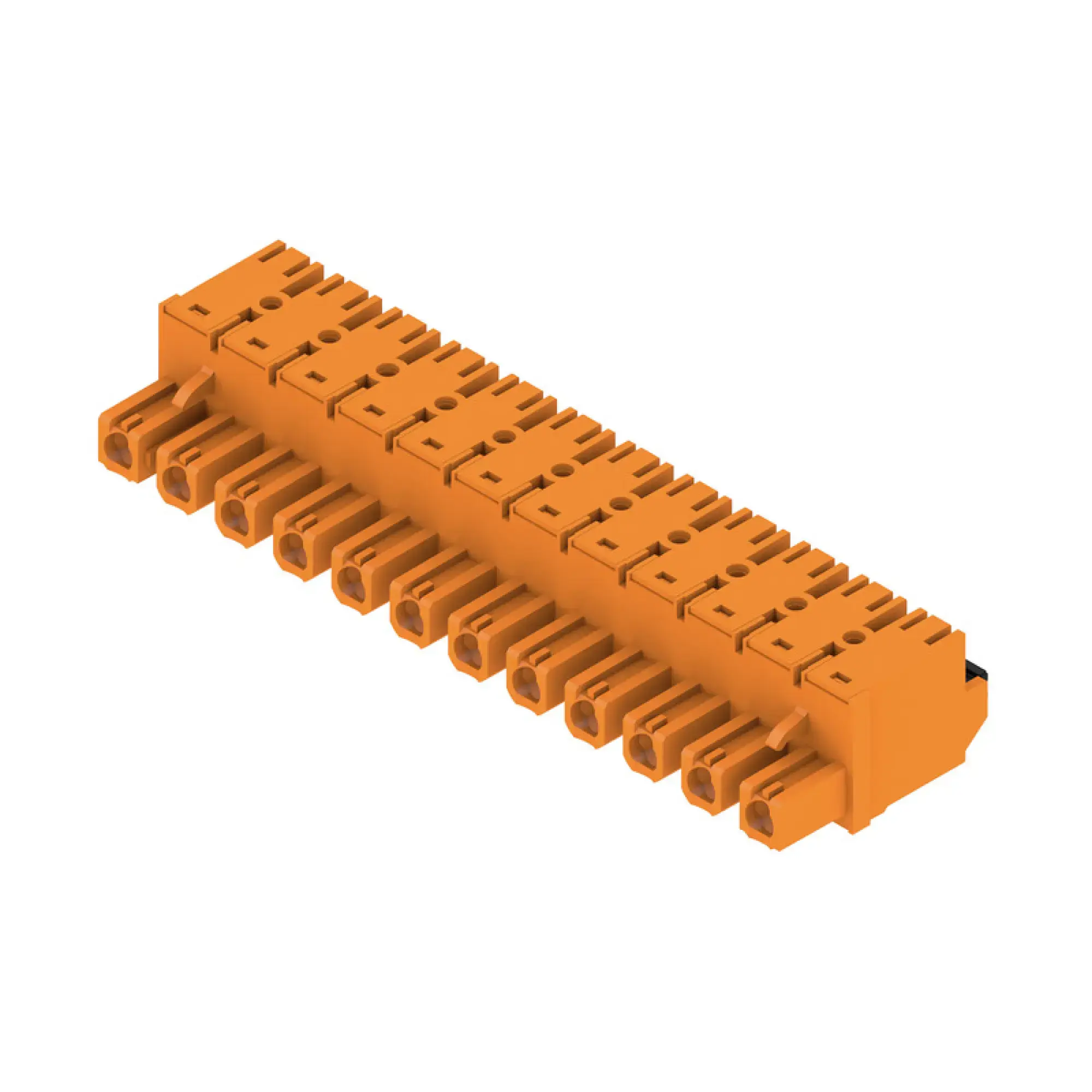 Weidmüller 1230250000 PCB connector (wire connection), 1000 V, 29 A, Pitch in mm: 7.62, 2.5 mm², Number of poles: 12, PUSH IN with actuator, Box (img_001)