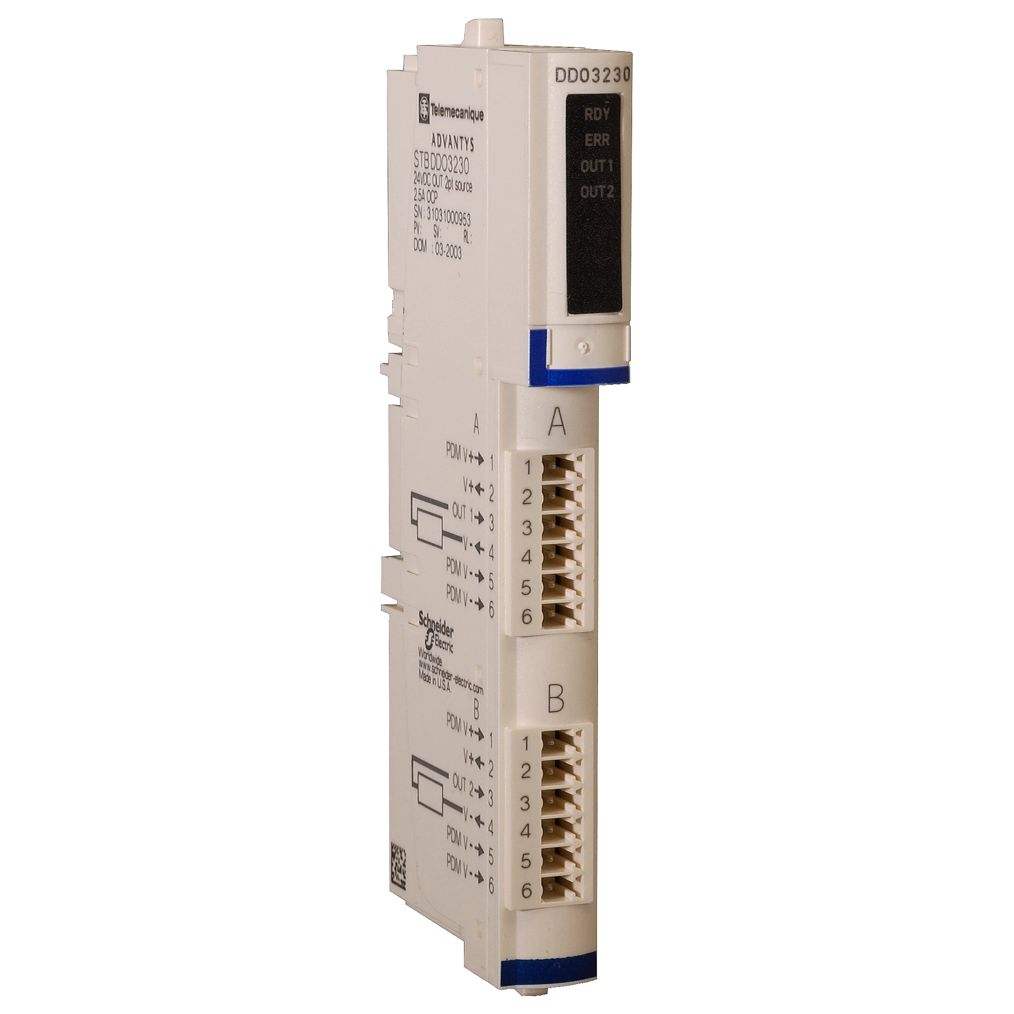 Schneider Electric STBDDO3230K Kit dig. Output module Standard STB, 24 V DC, 2A (img_001)