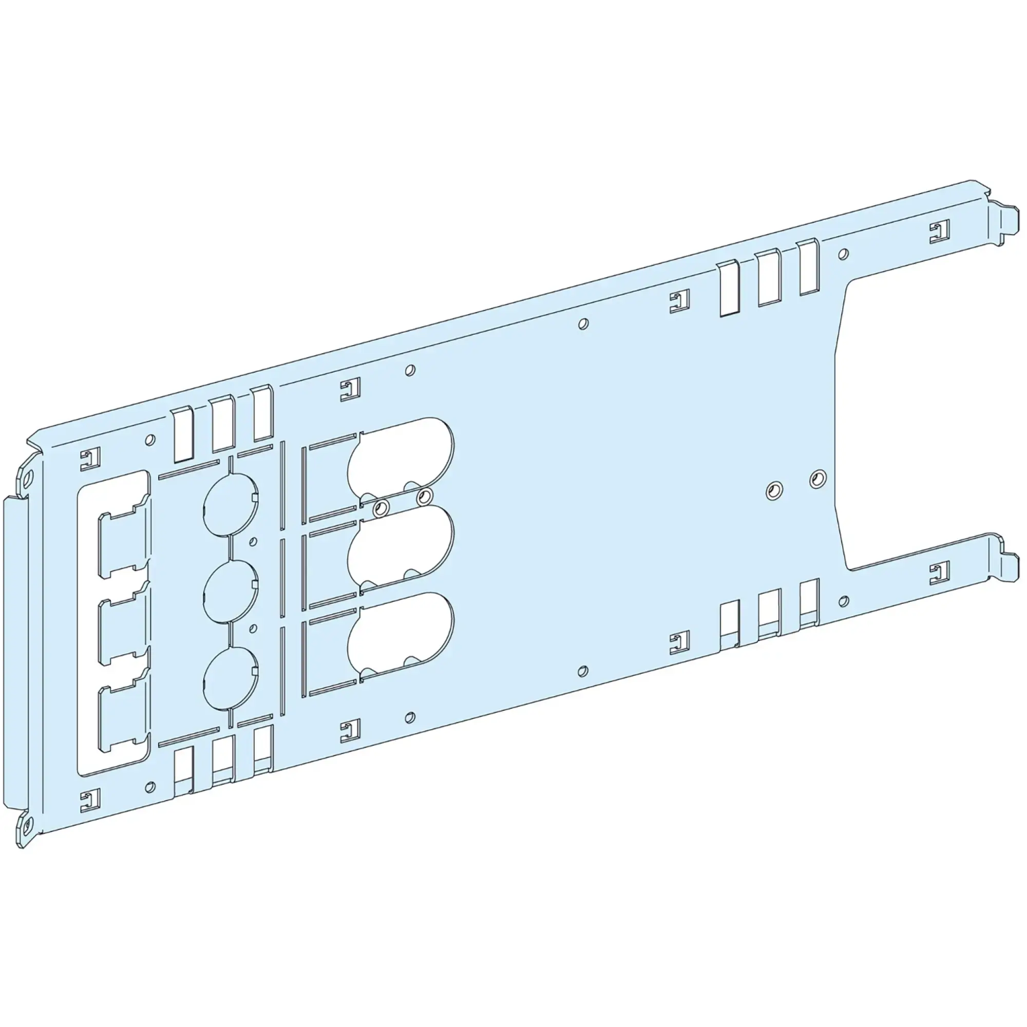 Schneider Electric LVS03453 PrismaSeT-P, Mounting Plate, ComPacT NSX/NSX Vigi 400-630 3-pole, Plug-in Technology, Width=650mm, Height=4 Modules (img_002) Schneider Electric LVS03453 PrismaSeT-P, Mounting Plate, ComPacT NSX/NSX Vigi 400-630 3-pole, Plug-in Technology, Width=650mm, Height=4 Modules (img_002)