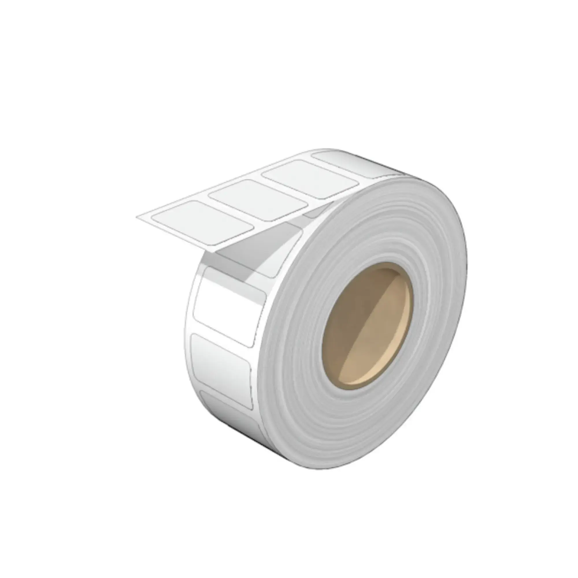 Weidmüller 2496920000 Device marking, Width: 27 mm, Polyester, white, Operating temperature range: -40...120 °C (img_001)