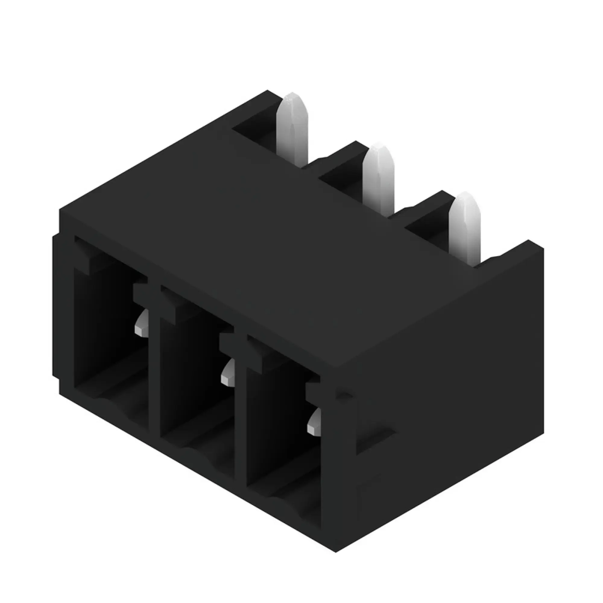 Weidmüller 1036840000 PCB connector (board connection), 160 V, 17.5 A, Pitch in mm: 3.81, Number of poles: 3, THT/THR solder connection, Box (img_001)