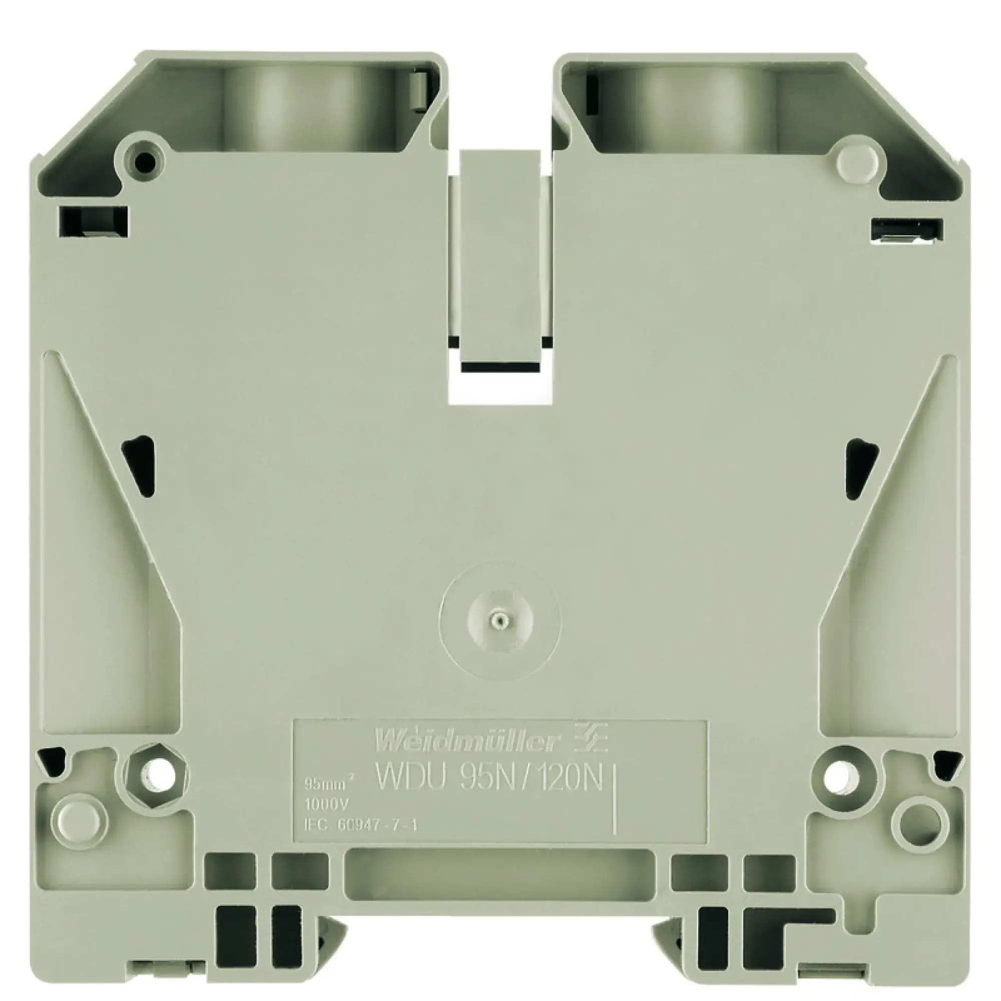 Weidmüller 1820550000 Feed-through terminal block, Screw connection, dark beige, 120 mm², 269 A, 1000 V, Number of connections: 2 (img_001) Weidmüller 1820550000 Feed-through terminal block, Screw connection, dark beige, 120 mm², 269 A, 1000 V, Number of connections: 2 (img_001)