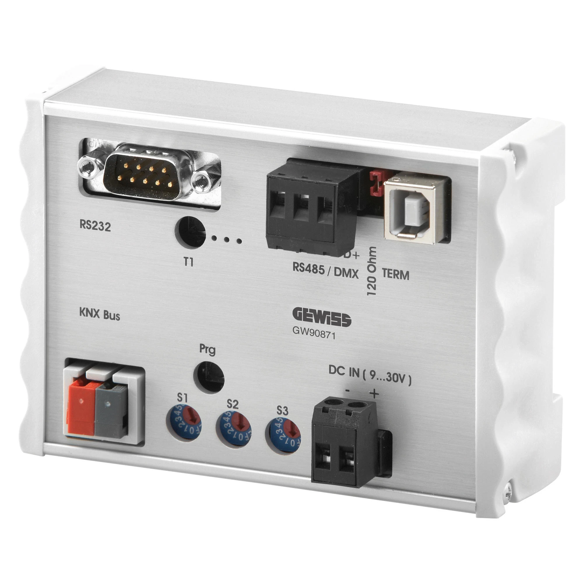 GEWISS GW90871 GATEWAY KNX/DMX - 512 CHANNELS - IP20 (img_001)
