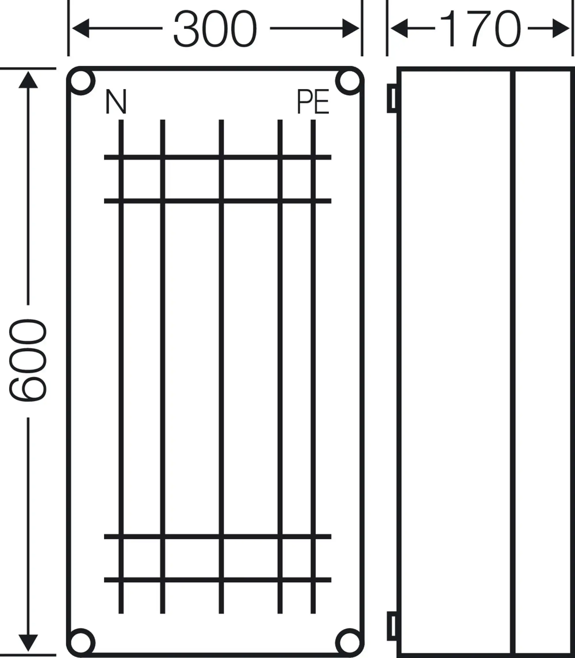 Hensel 20001385 Mi-Wandlergehäuse 600x300mm, Sammelschienen 630 A, 5polig Mi 2448 (img_004) Hensel 20001385 Mi-Wandlergehäuse 600x300mm, Sammelschienen 630 A, 5polig Mi 2448 (img_004)