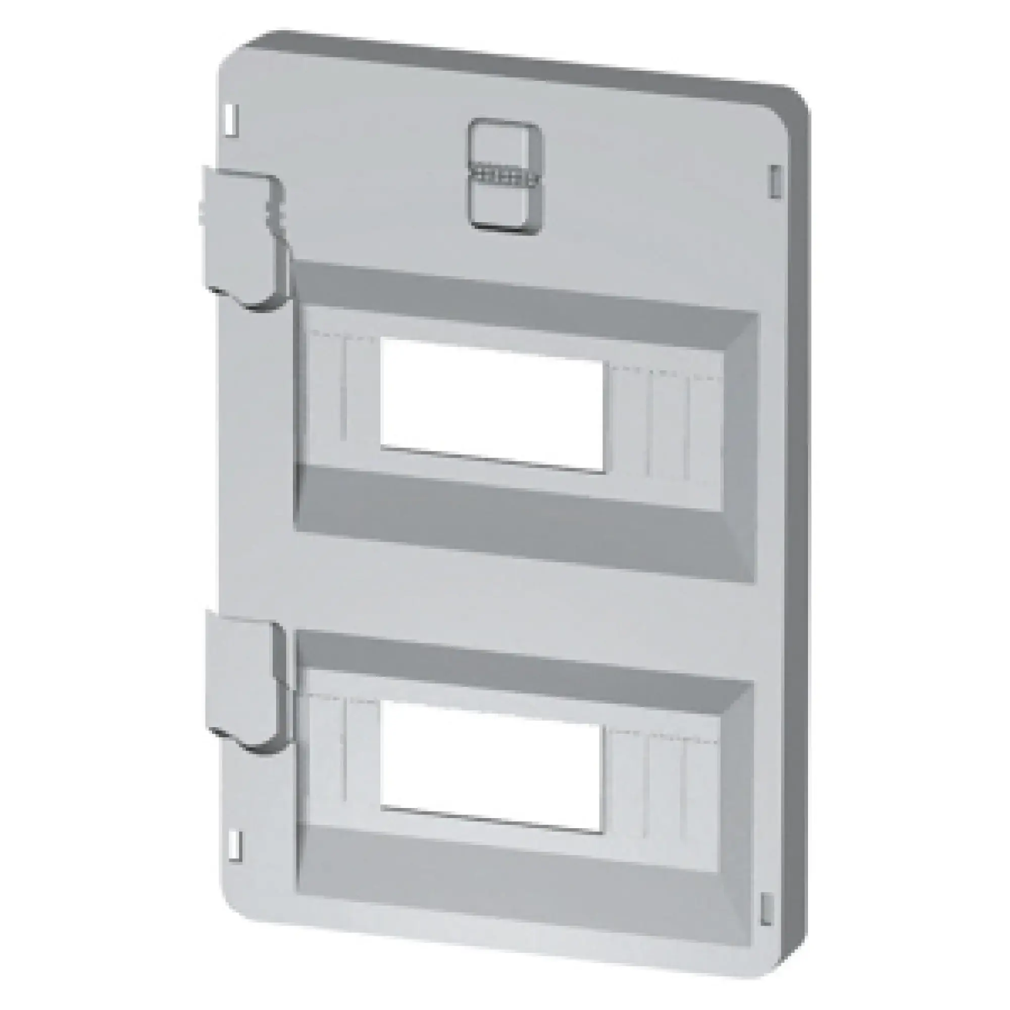GEWISS GW44853 FRONT PANEL WITH WINDOWS 14 MODULES 316X396 ENCLOSURES - GREY RAL7035 (img_002)