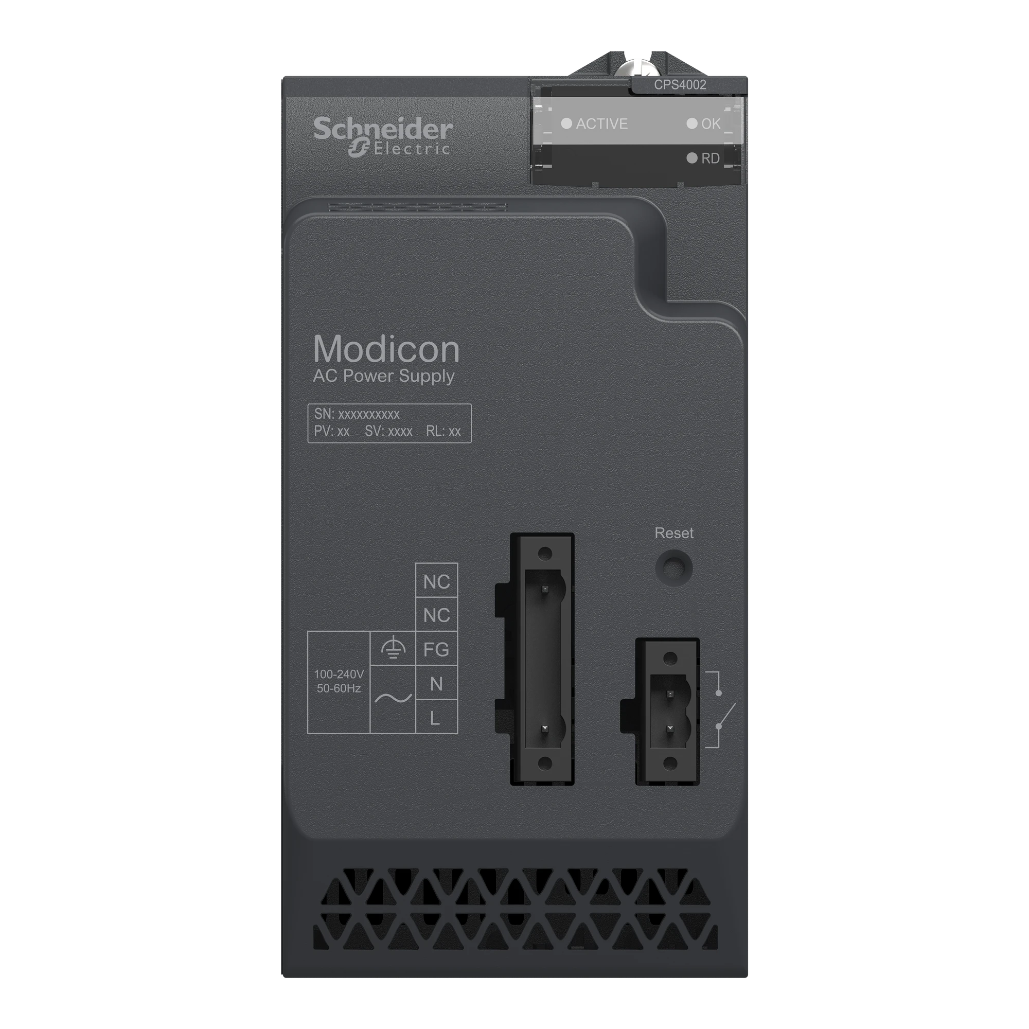 Schneider Electric BMXCPS4002 X80 power supply, 100-240V AC, for redundant architecture (img_003) Schneider Electric BMXCPS4002 X80 power supply, 100-240V AC, for redundant architecture (img_003)