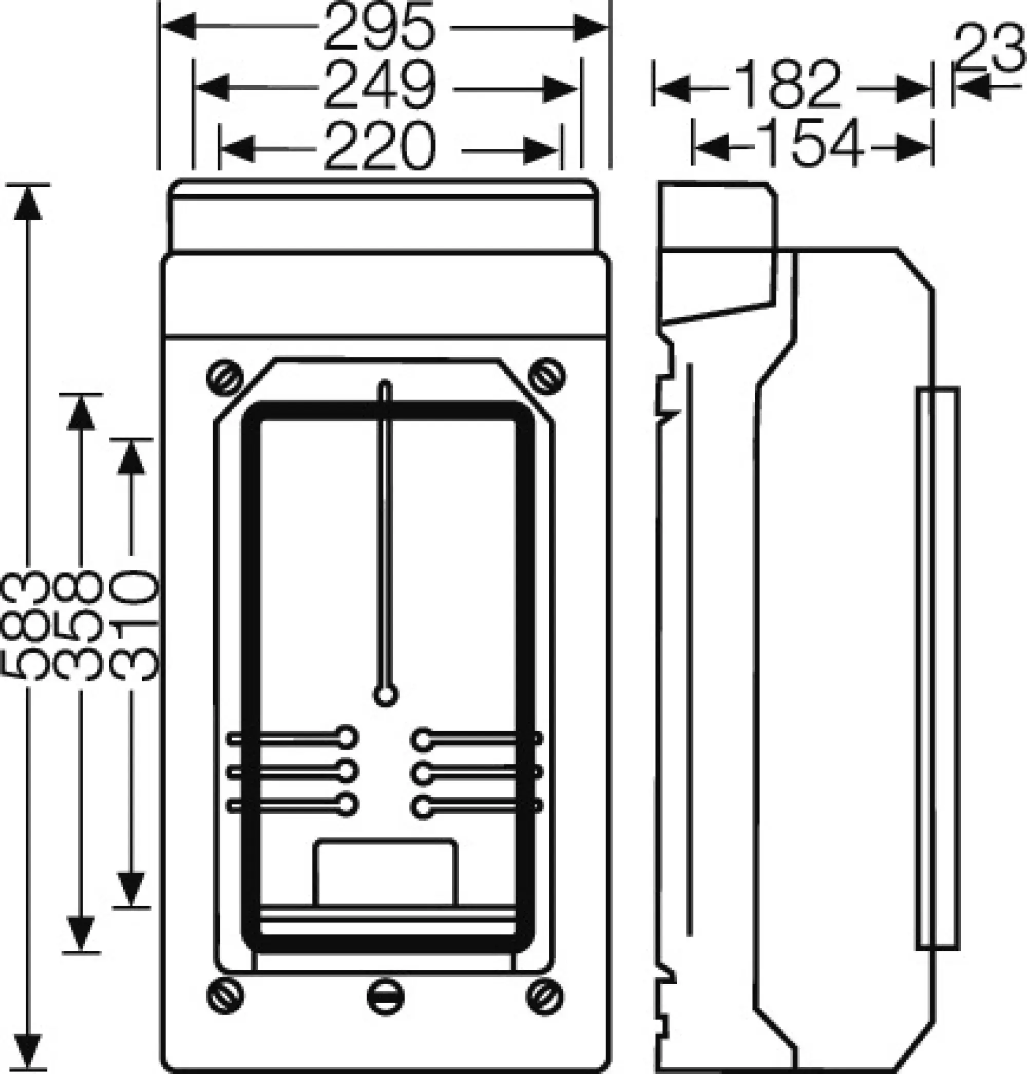Hensel 6100102 KV-Zählergehäuse mit Zähler- tragpl.+Zählerfenster, 295x583x182 mm KV 9338 (img_003) Hensel 6100102 KV-Zählergehäuse mit Zähler- tragpl.+Zählerfenster, 295x583x182 mm KV 9338 (img_003)