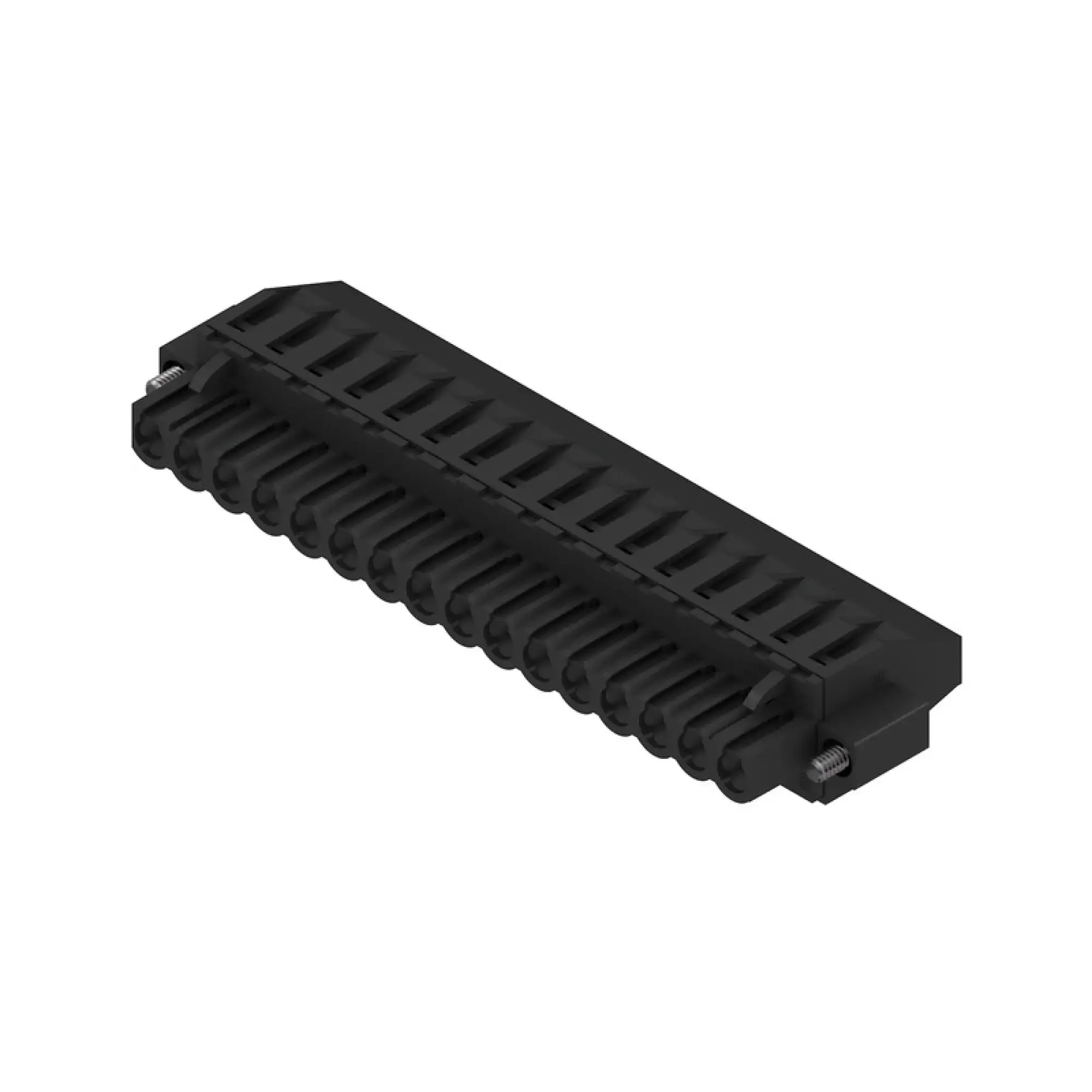 Weidmüller 1960580000 PCB connector (wire connection), 320 V, 23 A, Pitch in mm: 5.00, 4 mm², Number of poles: 16, Clamping yoke connection, Box (img_001)