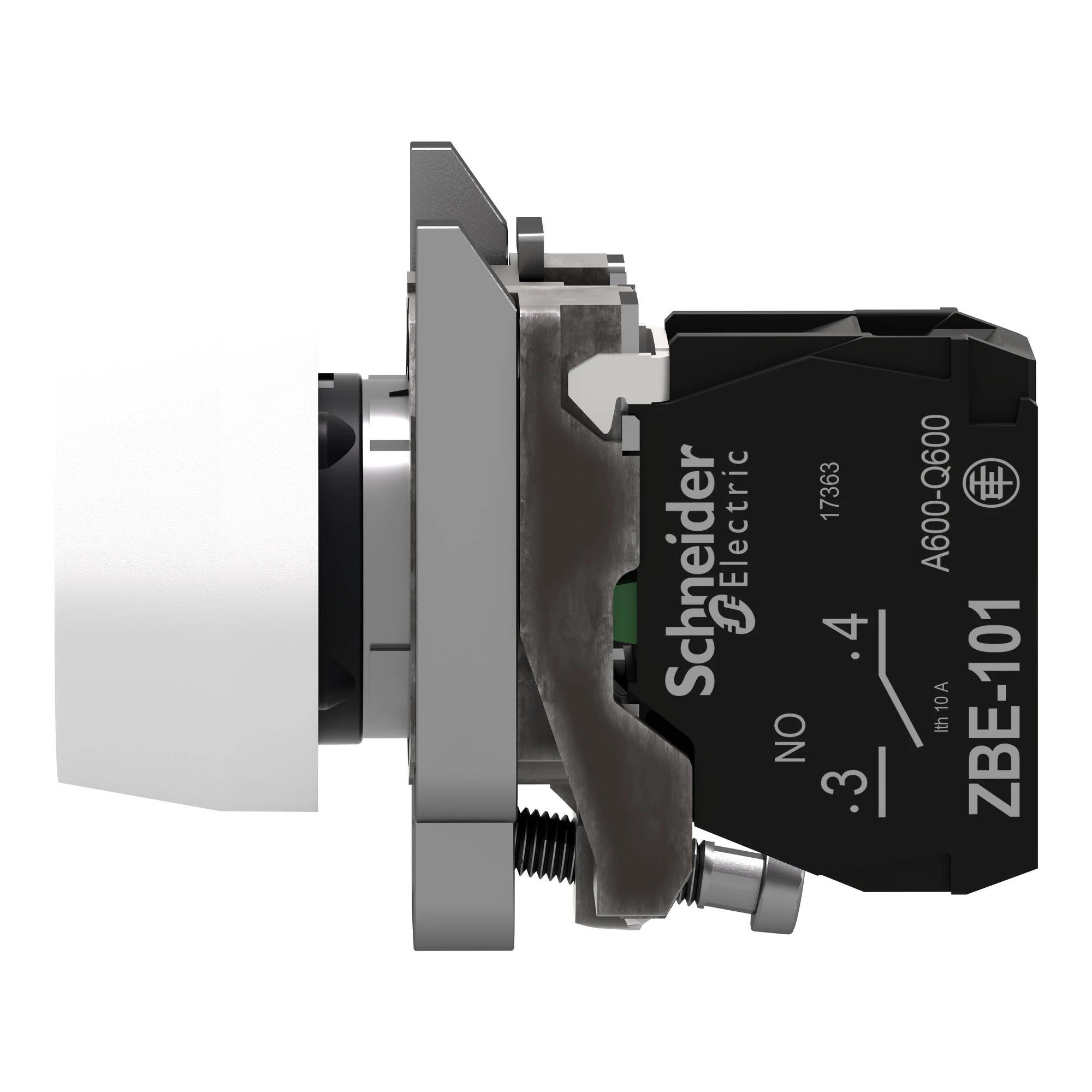 Schneider Electric XB4BPS11EX Push Button, Harmony XB4, Metal, 22mm, White, Momentary, with Protective Cover, 1S, ATEX (img_007) Schneider Electric XB4BPS11EX Push Button, Harmony XB4, Metal, 22mm, White, Momentary, with Protective Cover, 1S, ATEX (img_007)