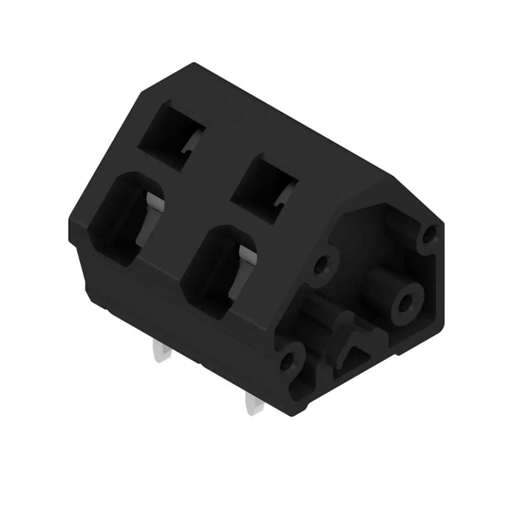 Weidmüller 1952240000 PCB terminal, 800 V, 24 A, Pitch in mm: 7.50, 2.5 mm², Number of poles: 2, Tension-clamp connection, THT solder connection, 135°, Box (img_001) Weidmüller 1952240000 PCB terminal, 800 V, 24 A, Pitch in mm: 7.50, 2.5 mm², Number of poles: 2, Tension-clamp connection, THT solder connection, 135°, Box (img_001)