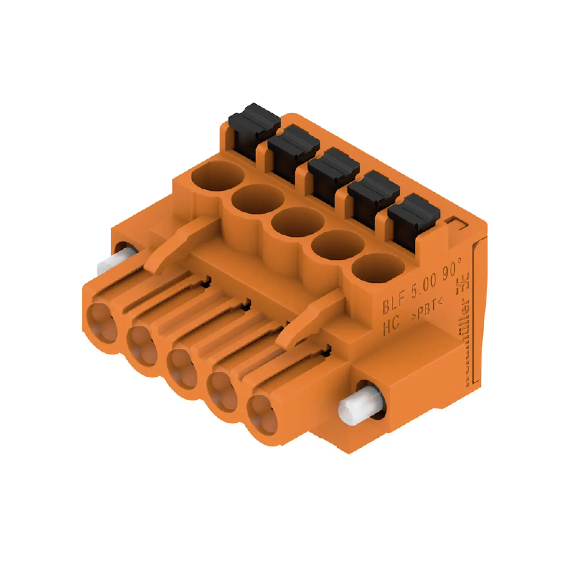 Weidmüller 1980670000 PCB connector (wire connection), 320 V, 24 A, Pitch in mm: 5.00, 3.31 mm², Number of poles: 5, PUSH IN with actuator, Box (img_001)