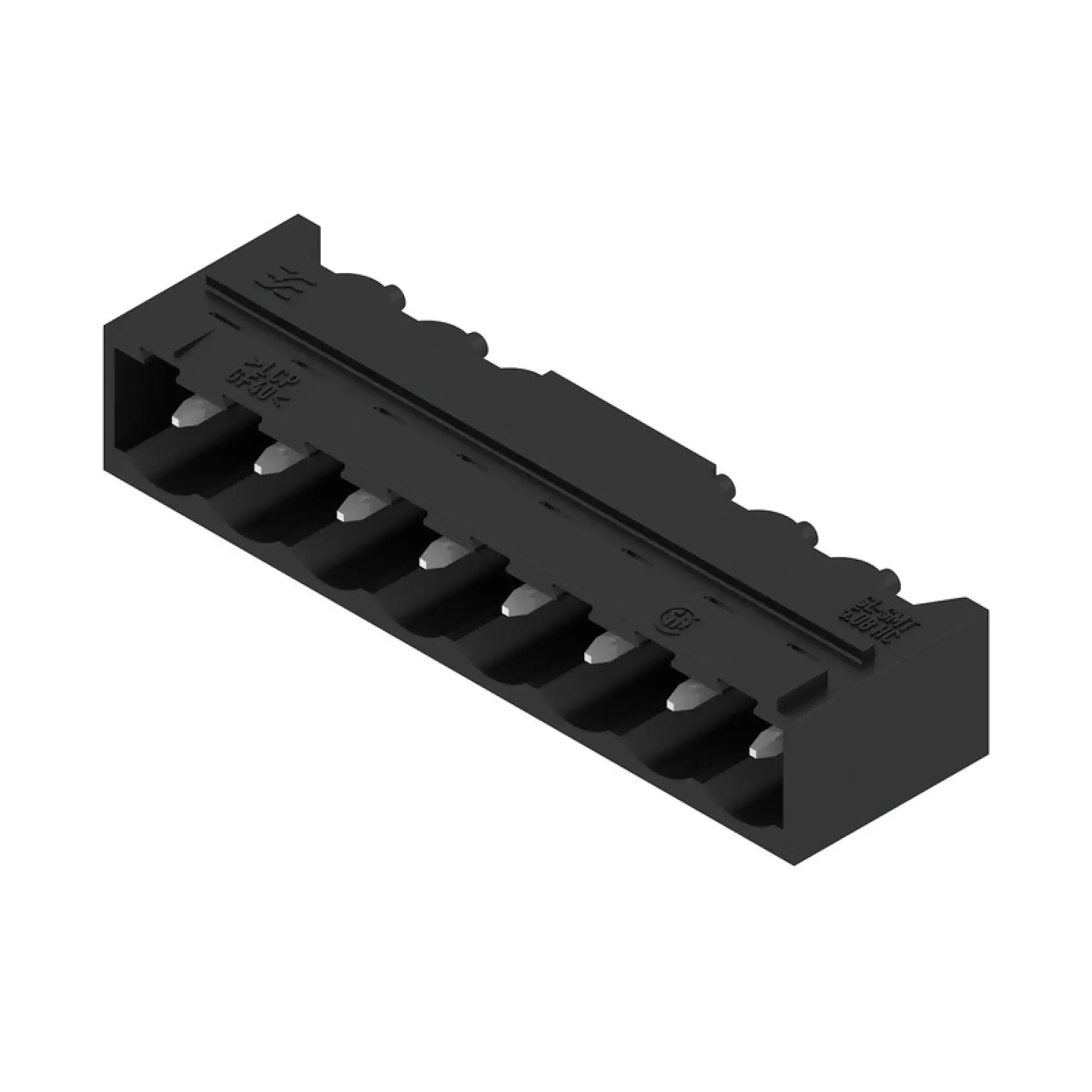 Weidmüller 1775062001 PCB connector (board connection), 320 V, 27.5 A, Pitch in mm: 5.08, Number of poles: 8, THT/THR solder connection, Box (img_001) Weidmüller 1775062001 PCB connector (board connection), 320 V, 27.5 A, Pitch in mm: 5.08, Number of poles: 8, THT/THR solder connection, Box (img_001)