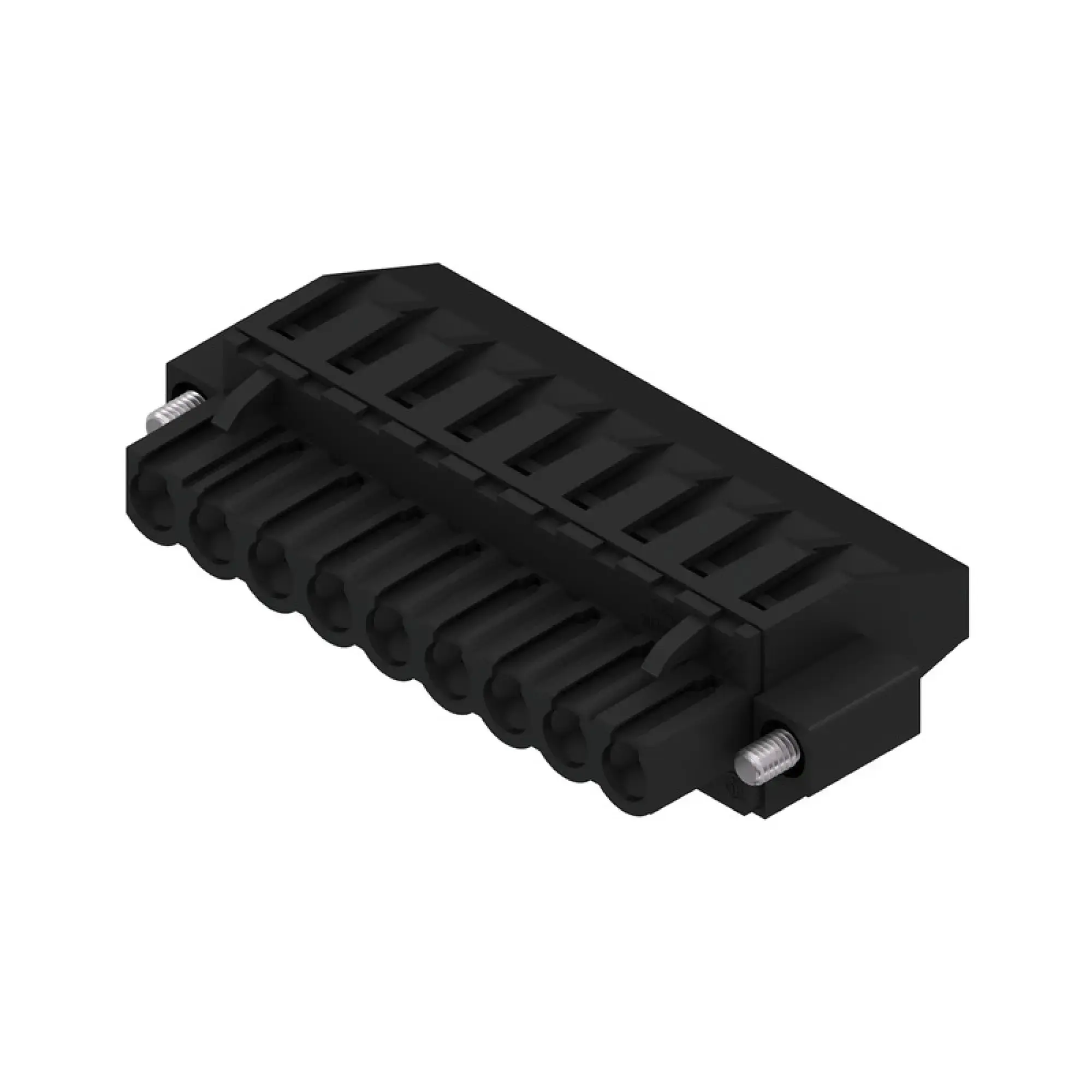 Weidmüller 1950650000 PCB connector (wire connection), 320 V, 23 A, Pitch in mm: 5.08, 4 mm², Number of poles: 9, Clamping yoke connection, Box (img_001) Weidmüller 1950650000 PCB connector (wire connection), 320 V, 23 A, Pitch in mm: 5.08, 4 mm², Number of poles: 9, Clamping yoke connection, Box (img_001)