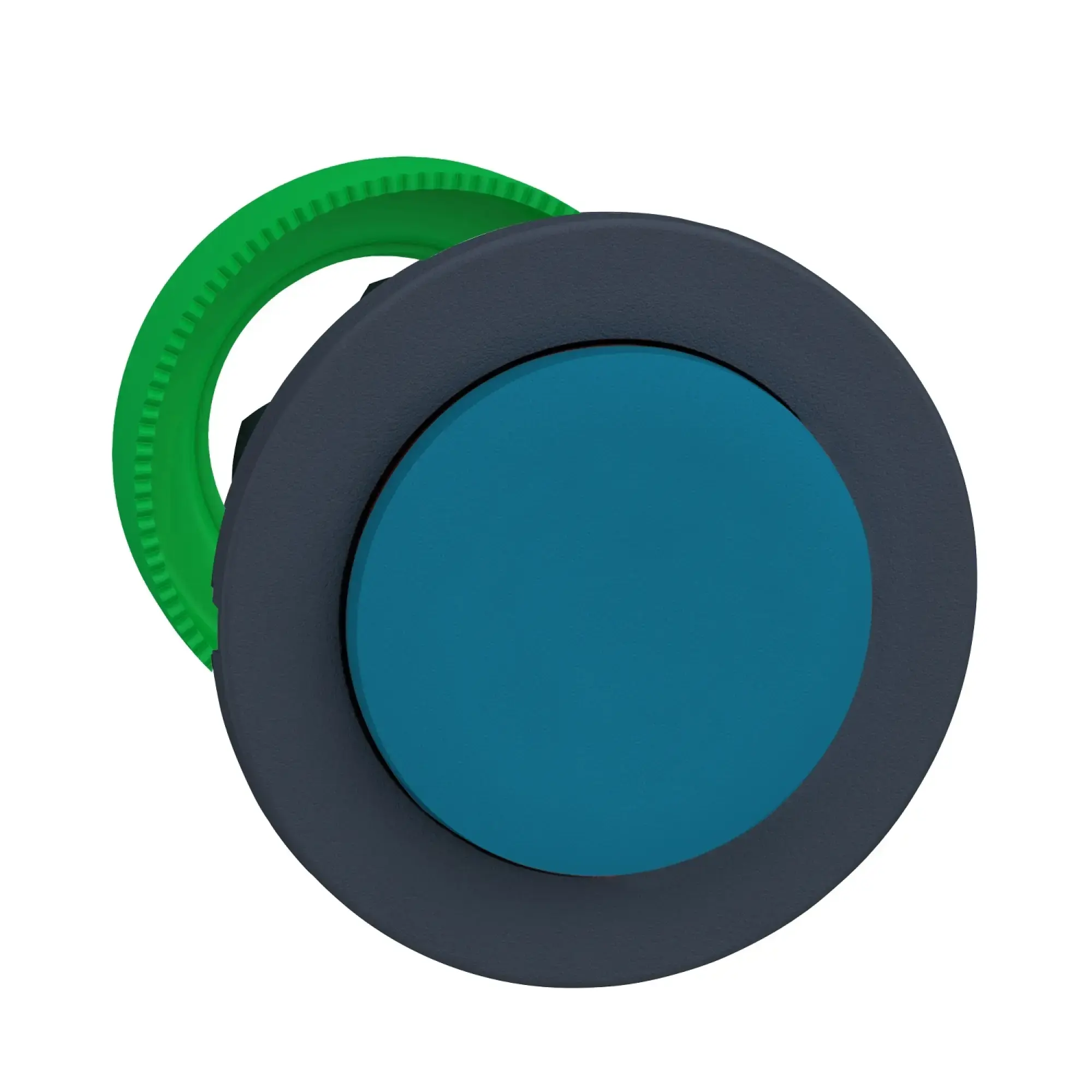 Schneider Electric ZB5FH6 Pushbutton, front element, Harmony XB5F, plastic, 30mm, blue, projecting, unlabeled, latching (img_002)