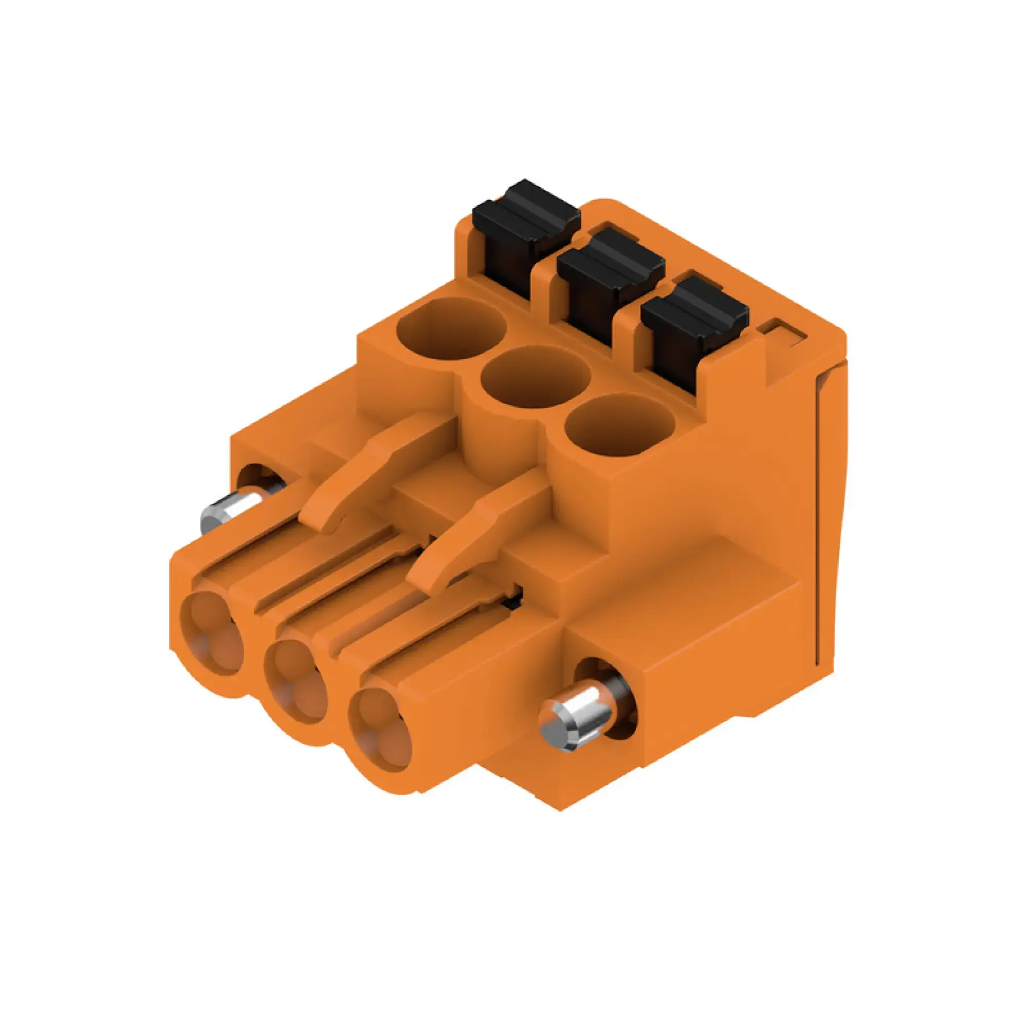 Weidmüller 1002100000 PCB connector (wire connection), 320 V, 24 A, Pitch in mm: 5.08, 3.31 mm², Number of poles: 3, PUSH IN with actuator, Box (img_001)