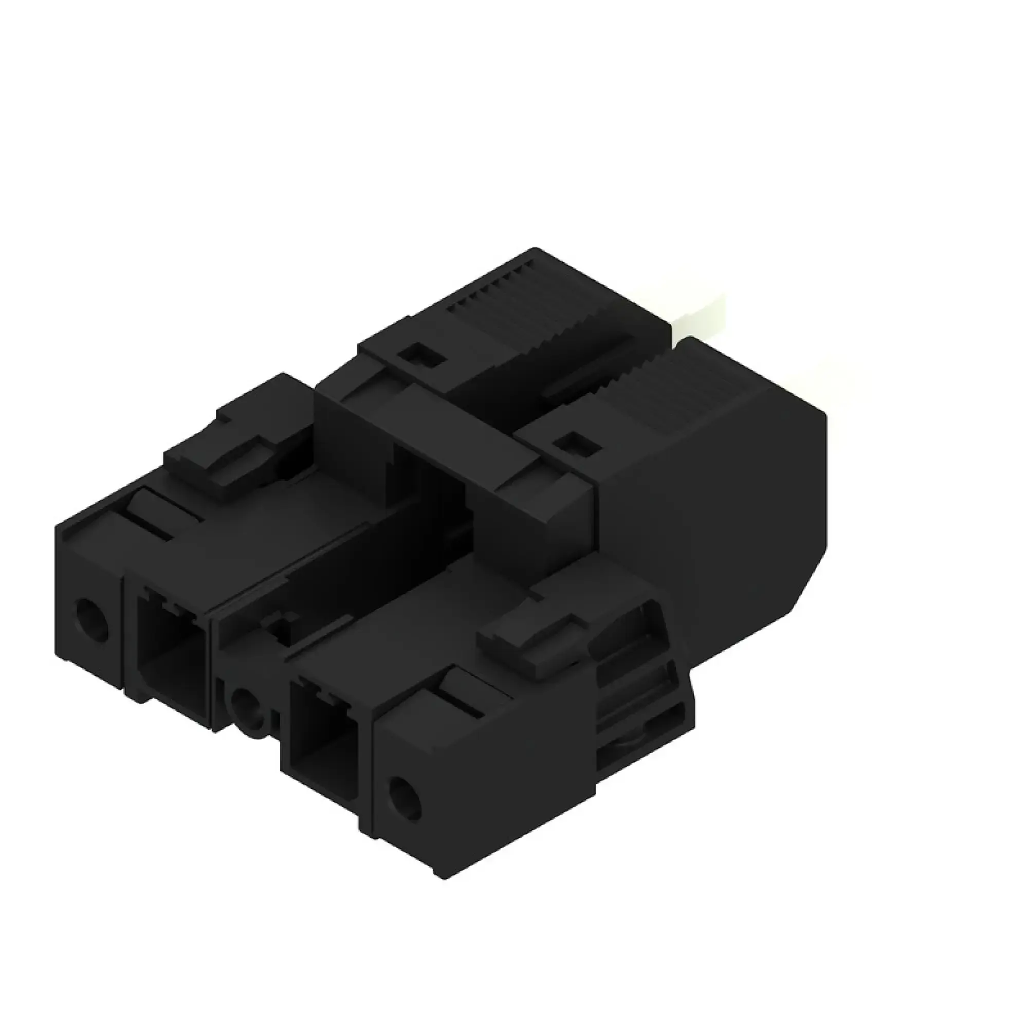 Weidmüller 2630500000 PCB connector (wire connection), 800 V, Pitch in mm: 7.62, Number of poles: 2, PUSH IN with actuator, Tension-clamp connection, Box (img_001)